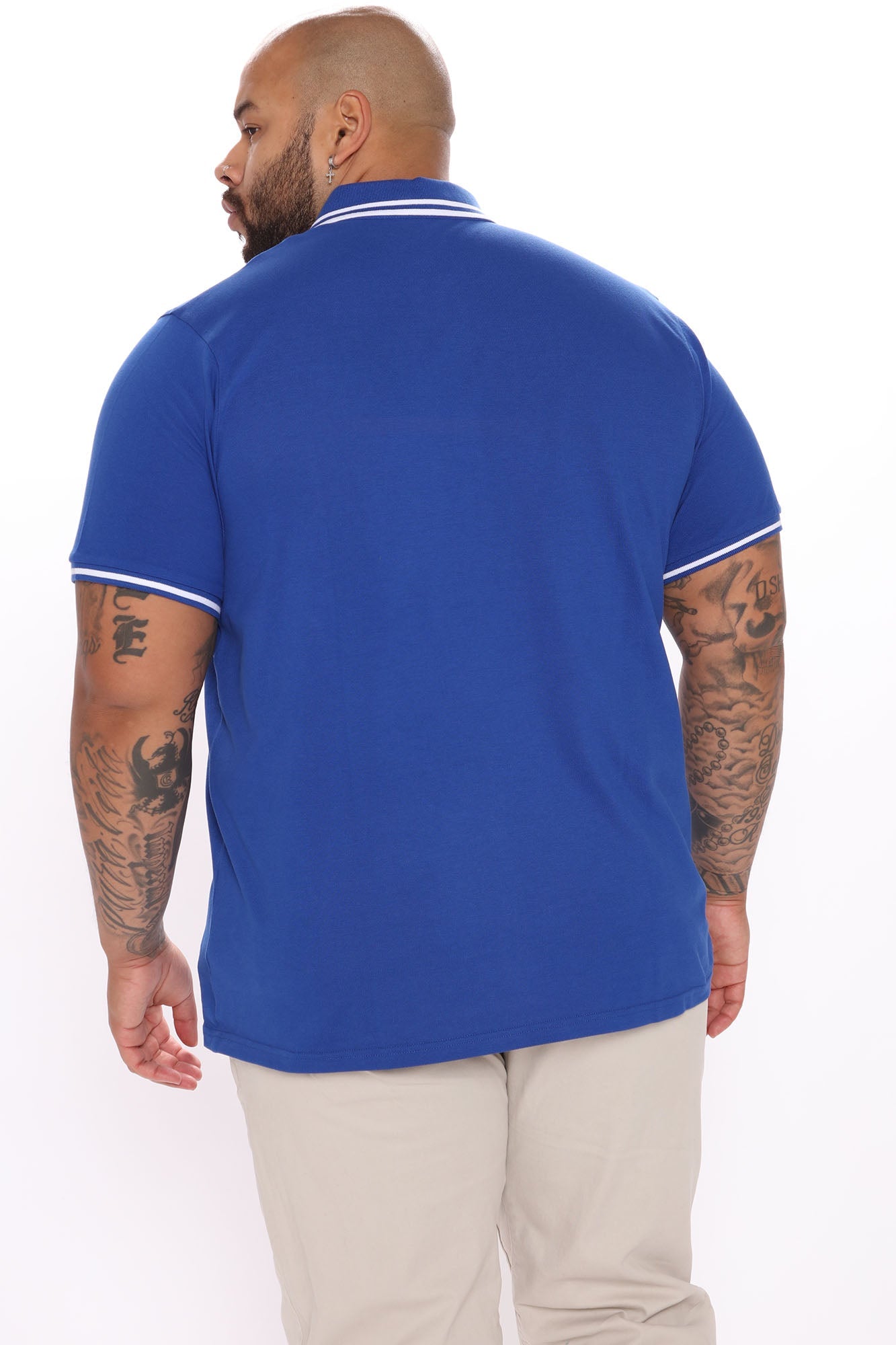 Wilson Short Sleeve Polo - Royal Blue Fashion Nova