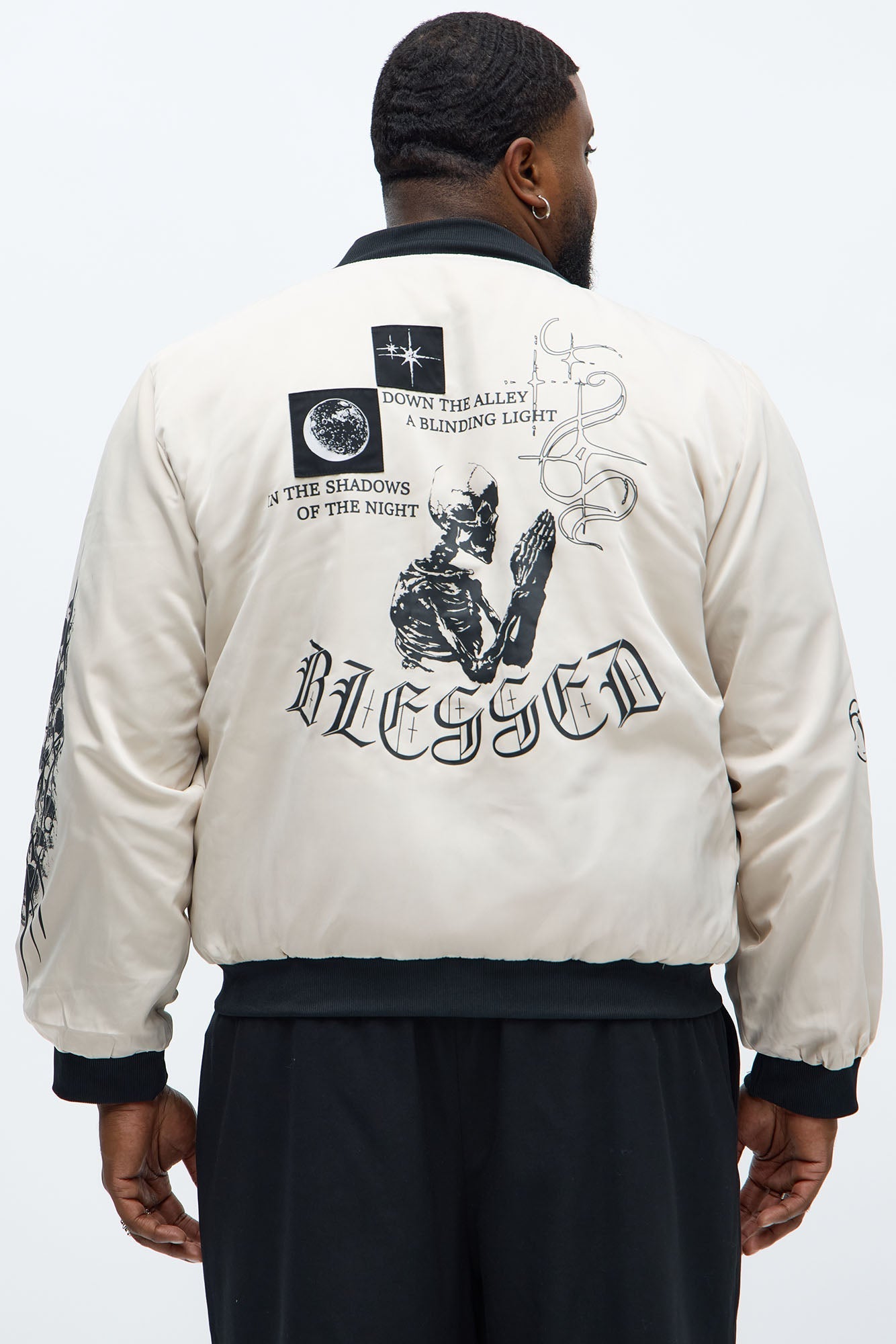 Eternal Blessings Bomber Jacket - Khaki/combo Fashion Nova
