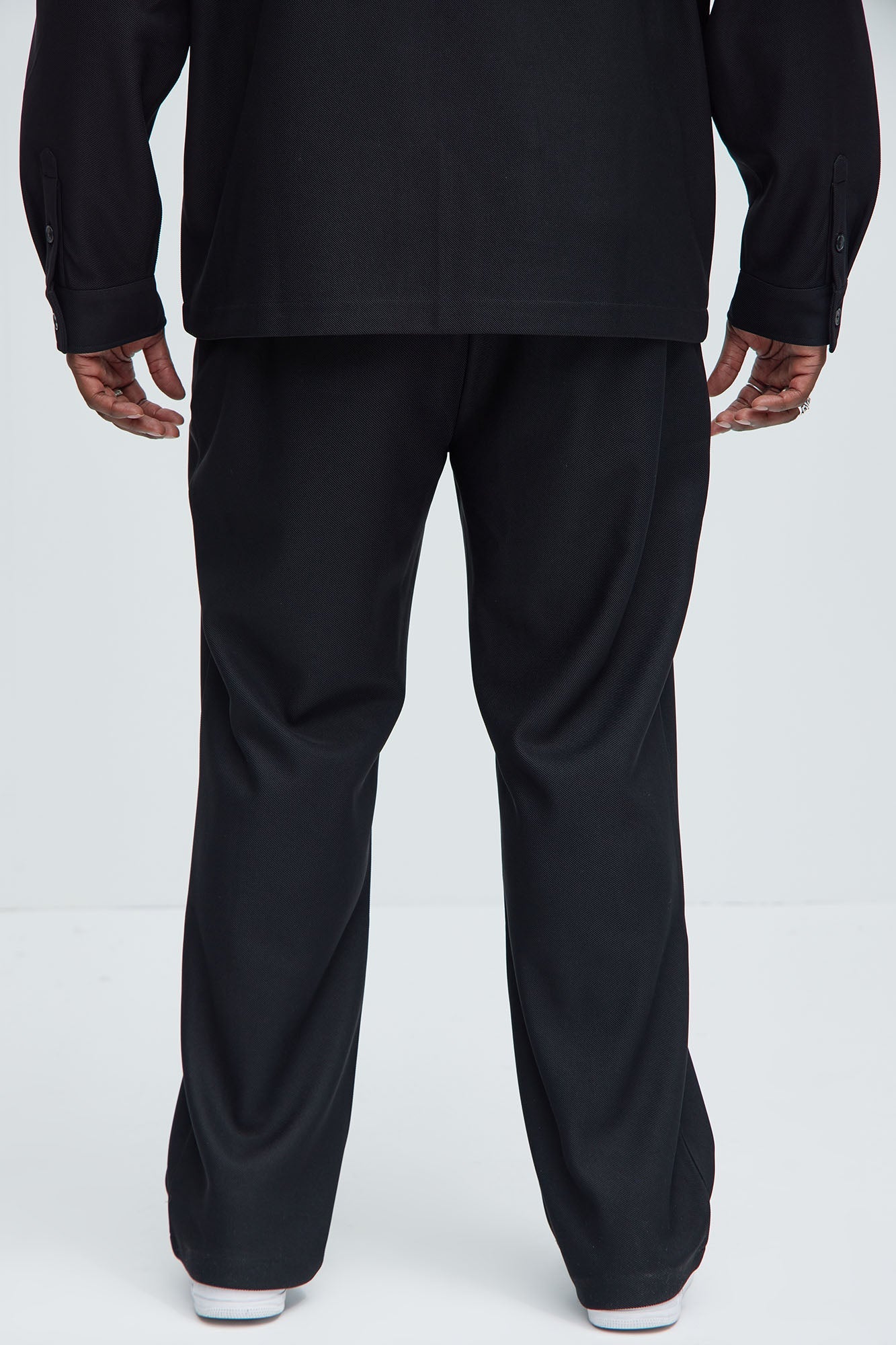 Turner Straight Trousers - Black Fashion Nova