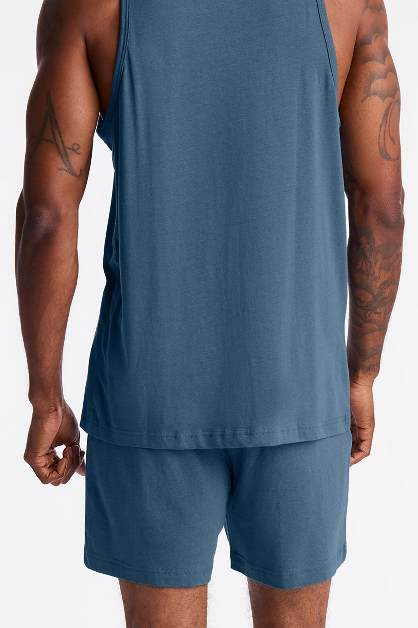 Essential Modal Lounge Tank - Slate Blue Fashion Nova