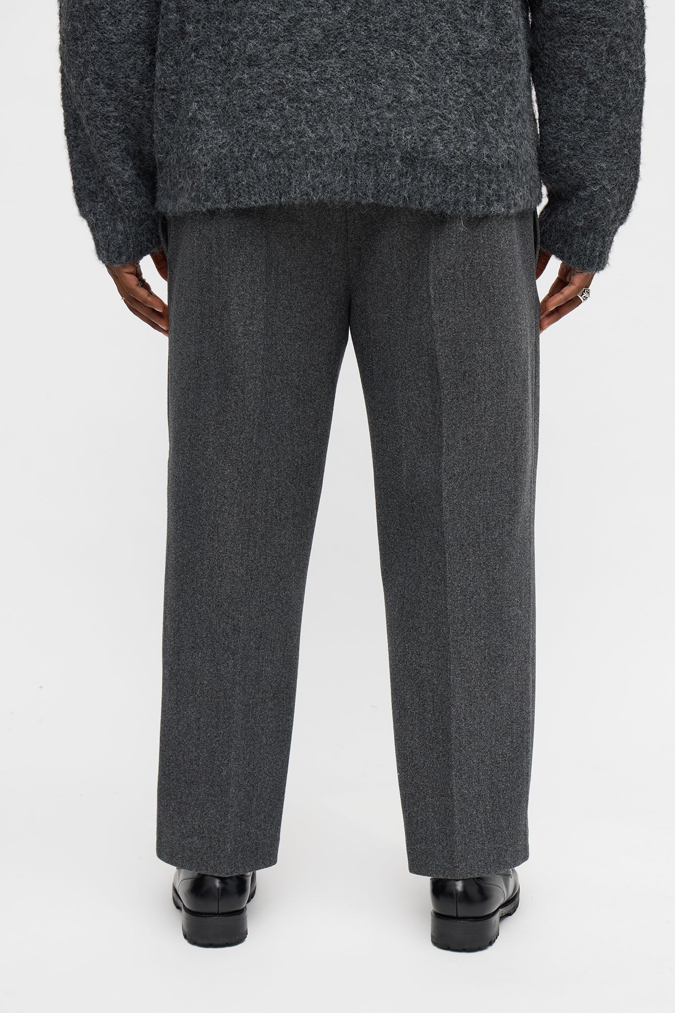 Midtown Relaxed Pant - Charcoal Fashion Nova