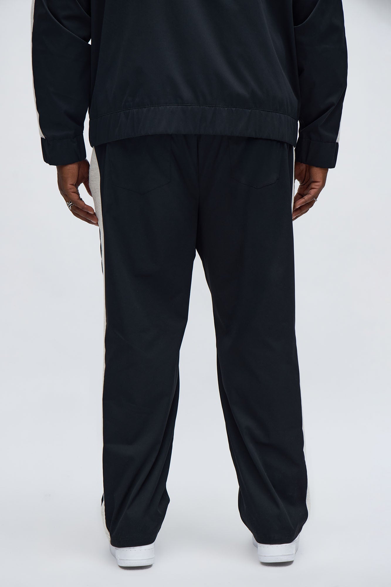 Slim Knit Stripe Pant - Black Fashion Nova