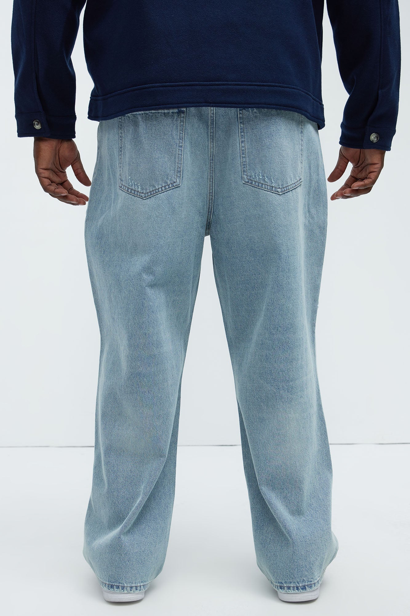 Vaughn Baggy Jeans - Light Wash Fashion Nova