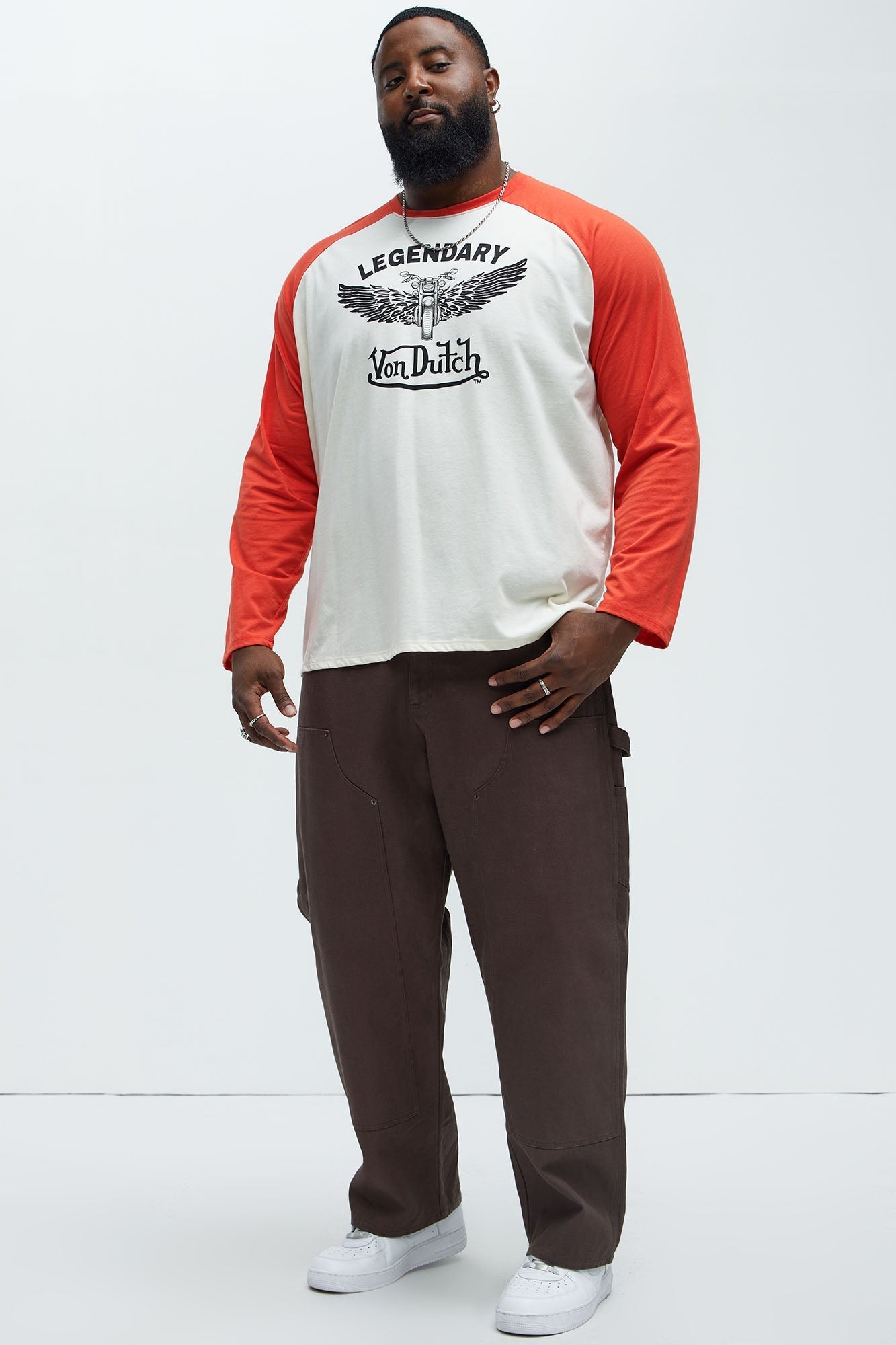Von Dutch Legendary Tee - Red/combo Fashion Nova