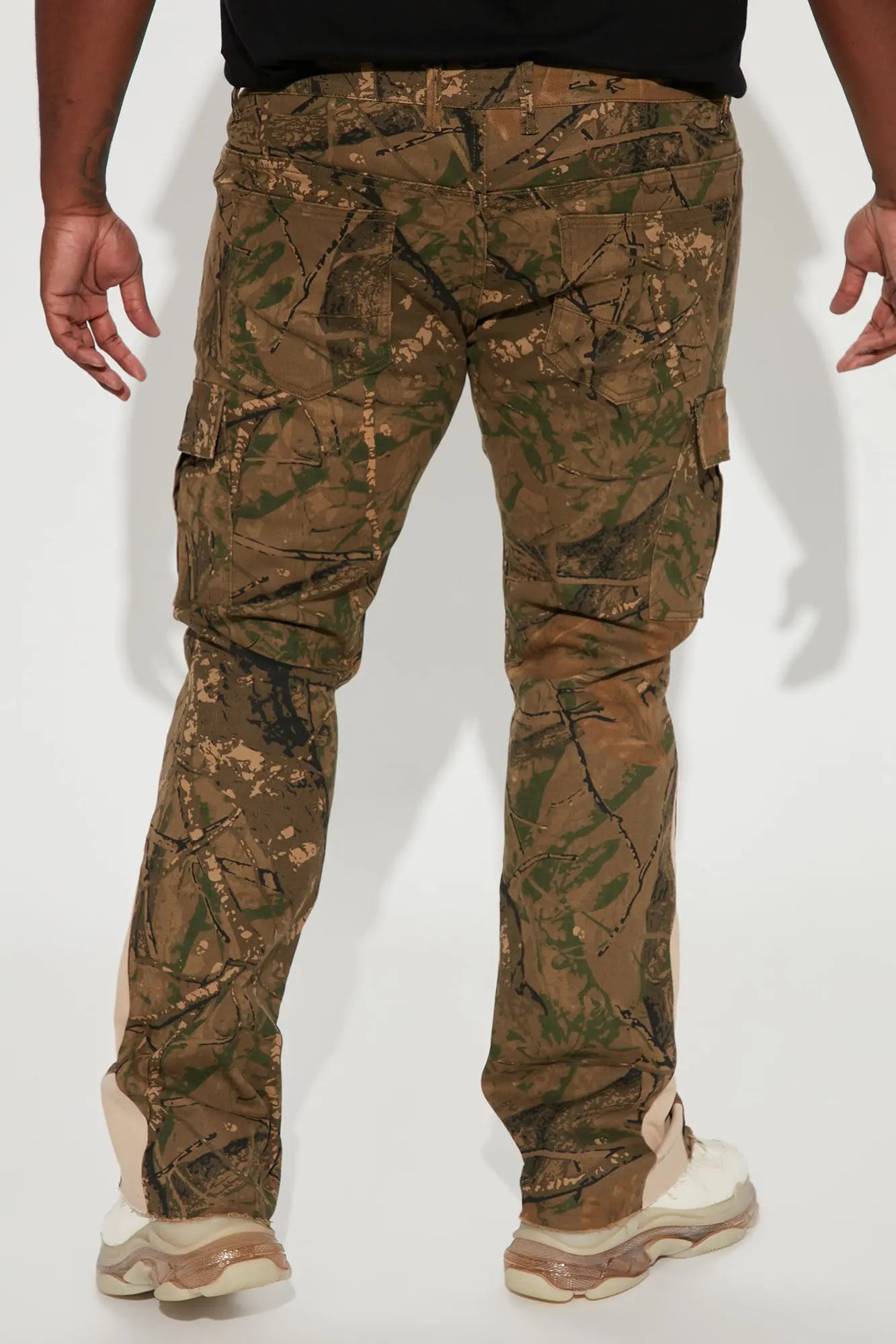 On The Hunt Skinny Flared Cargo Pants - Camouflage Fashion Nova