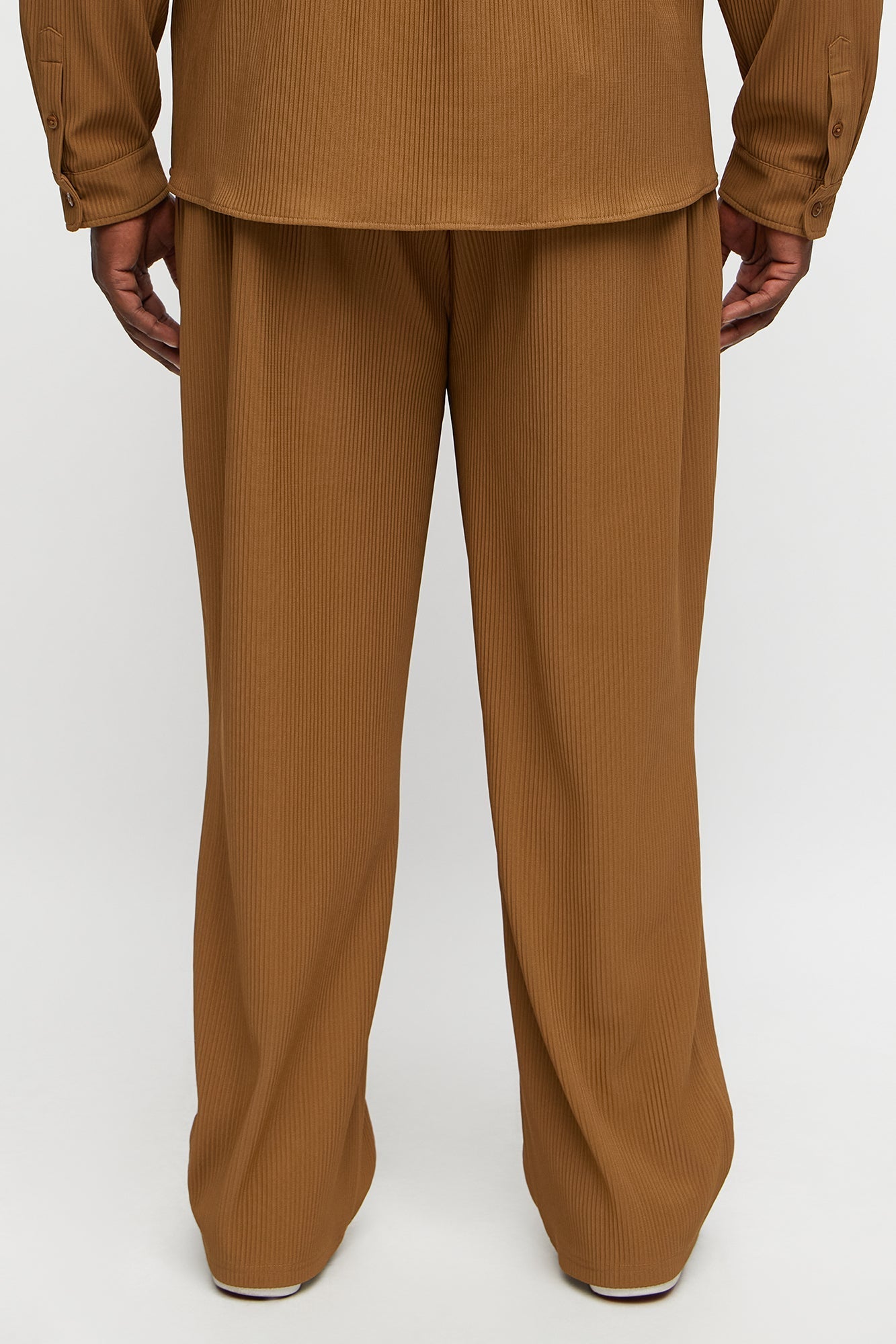 Straight Show Up Pant - Bronze Fashion Nova