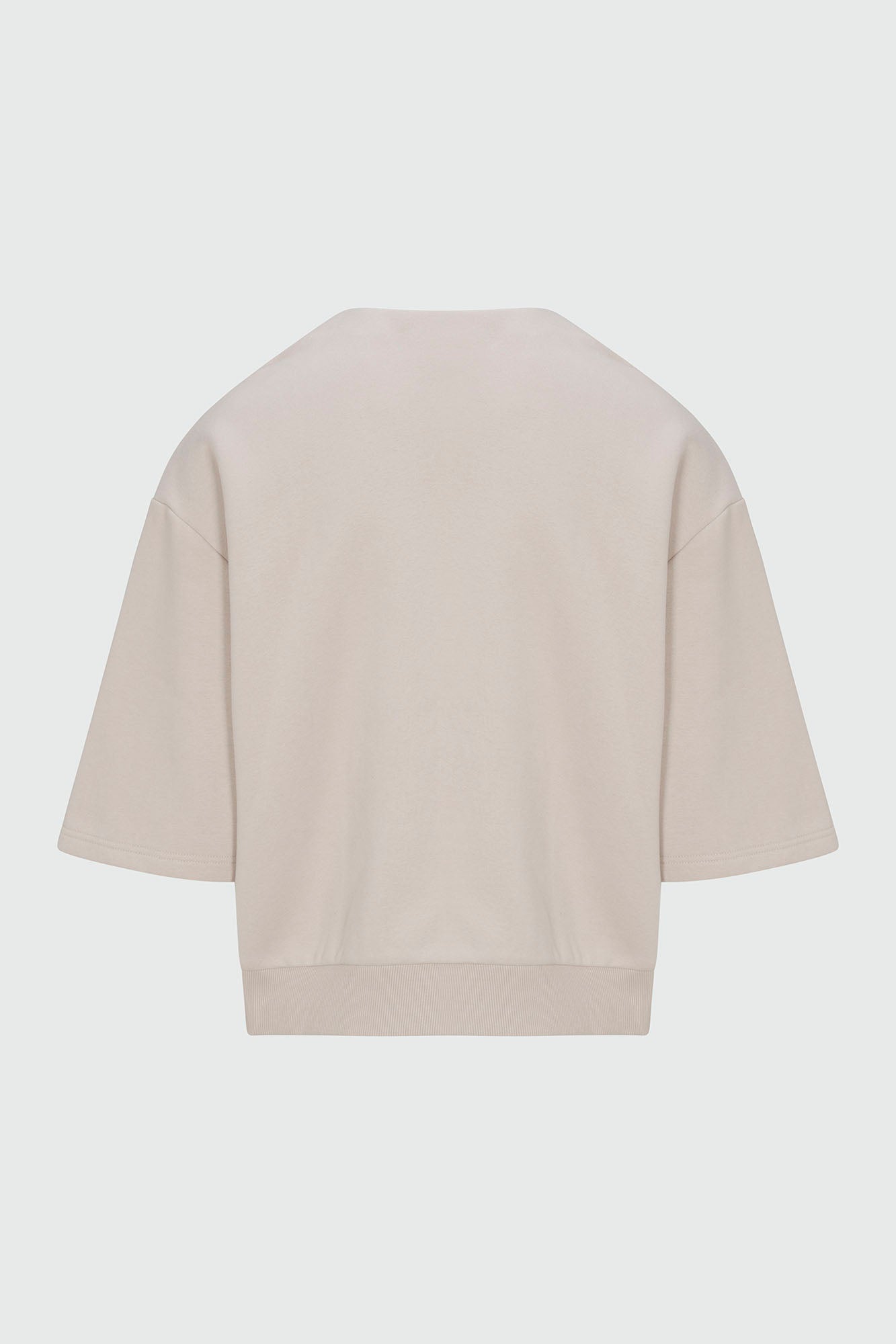 410 Relaxed Short Sleeve Henley Sweatshirt - Sand Fashion Nova