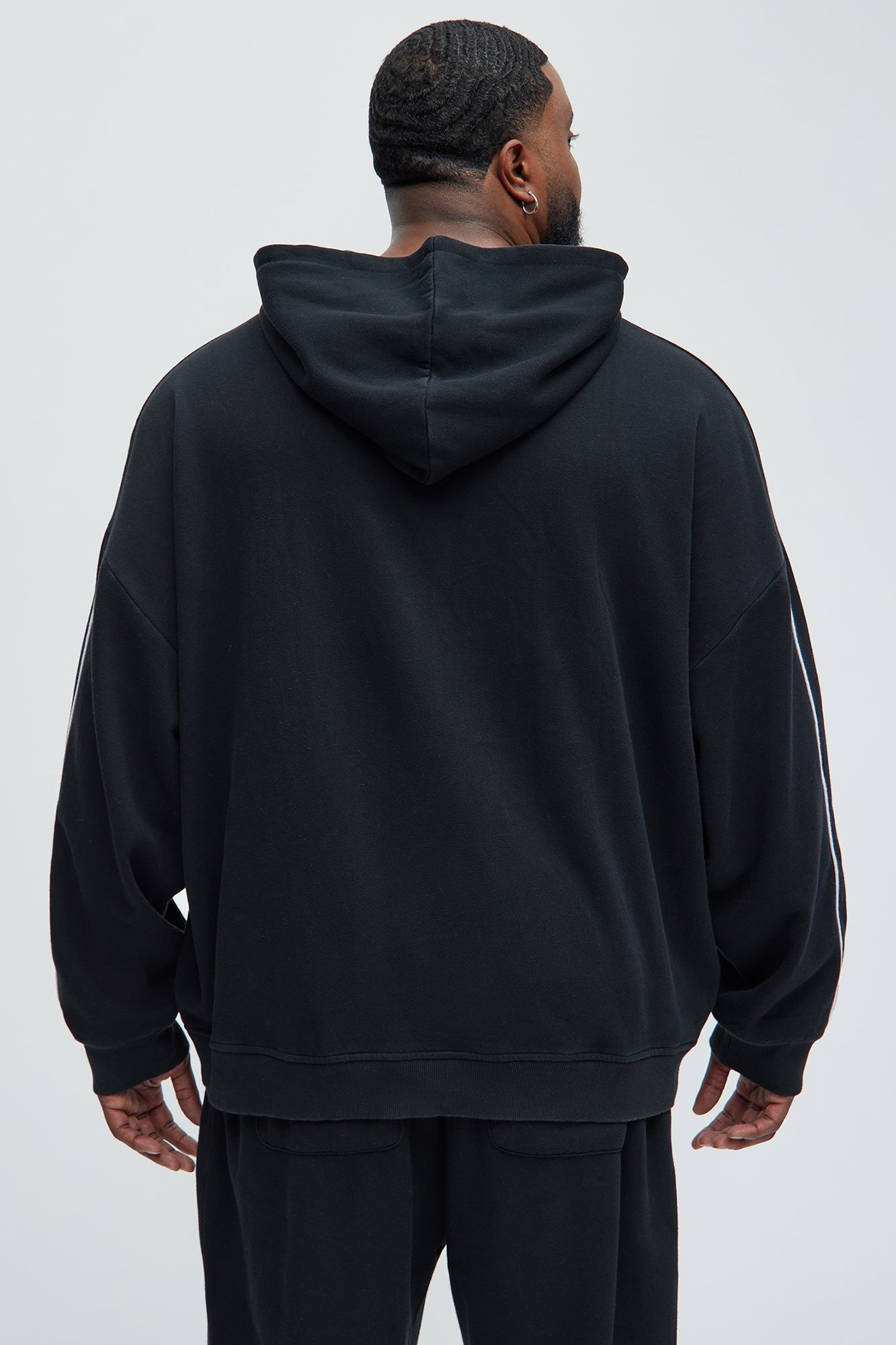 Tyson Just Go With It Oversized Hoodie - Black Fashion Nova