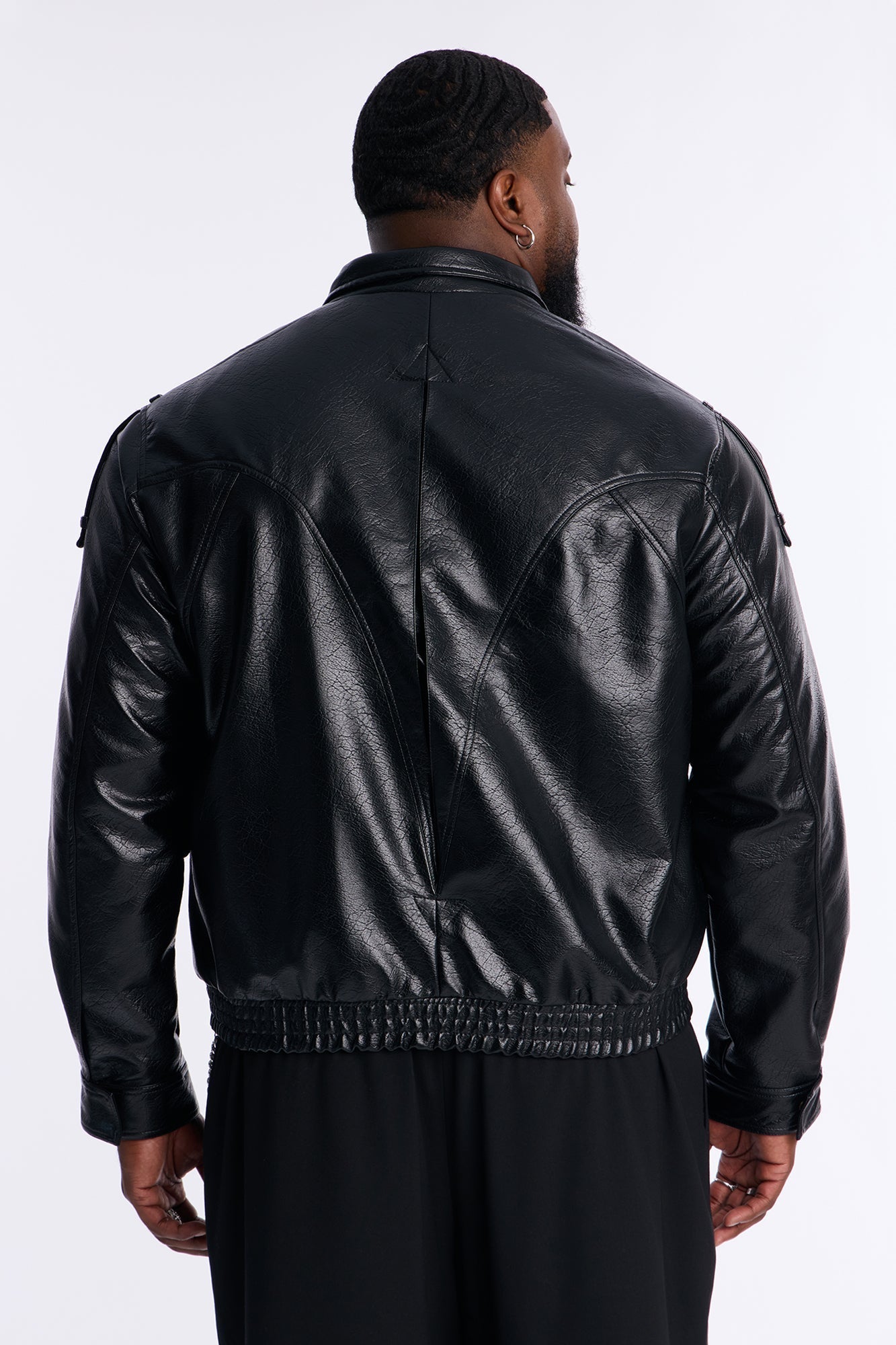 Cropped Elevated Moto Faux Leather Jacket - Black Fashion Nova