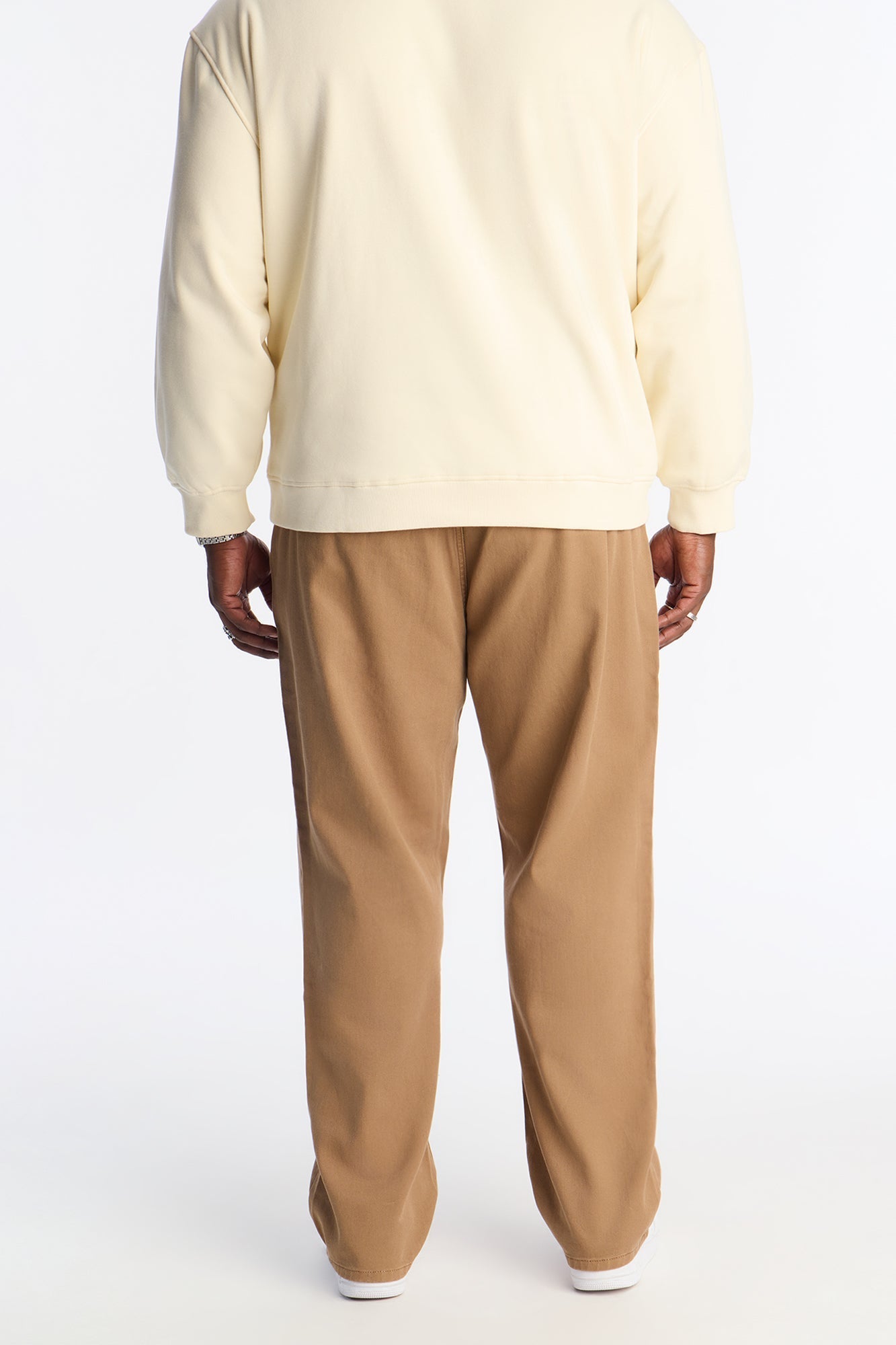 Straight Be Pleated Jean - Khaki Fashion Nova