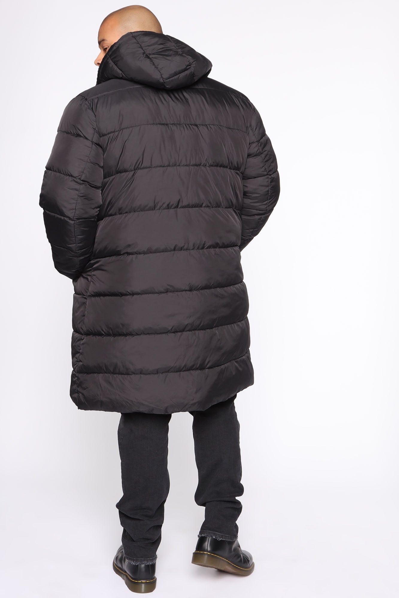 Jaden Long Puffer Jacket - Black Fashion Nova
