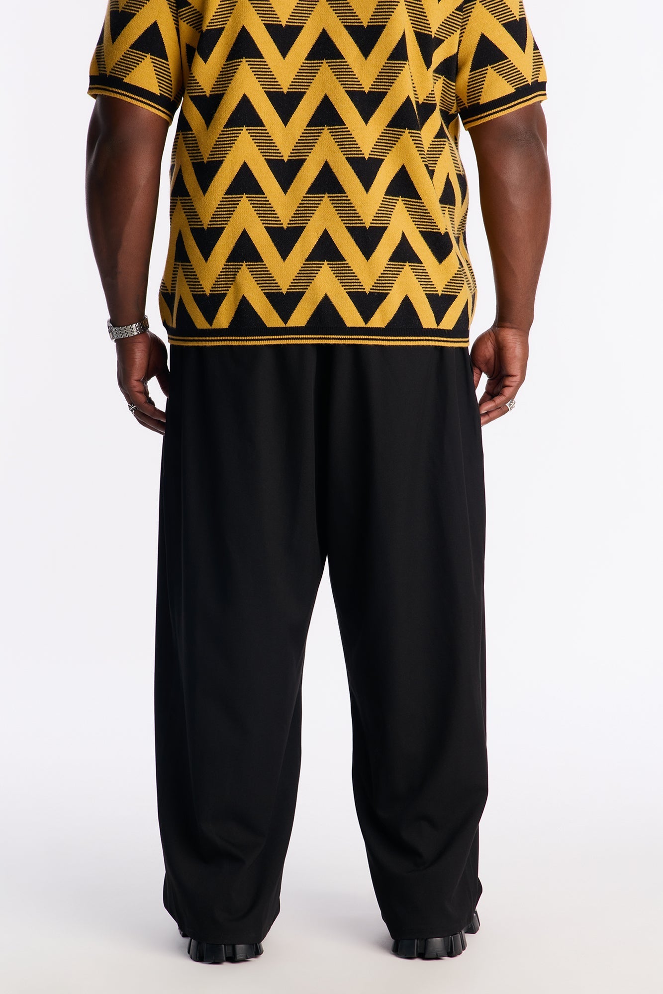 Baggy Grier Flow Pant - Black Fashion Nova