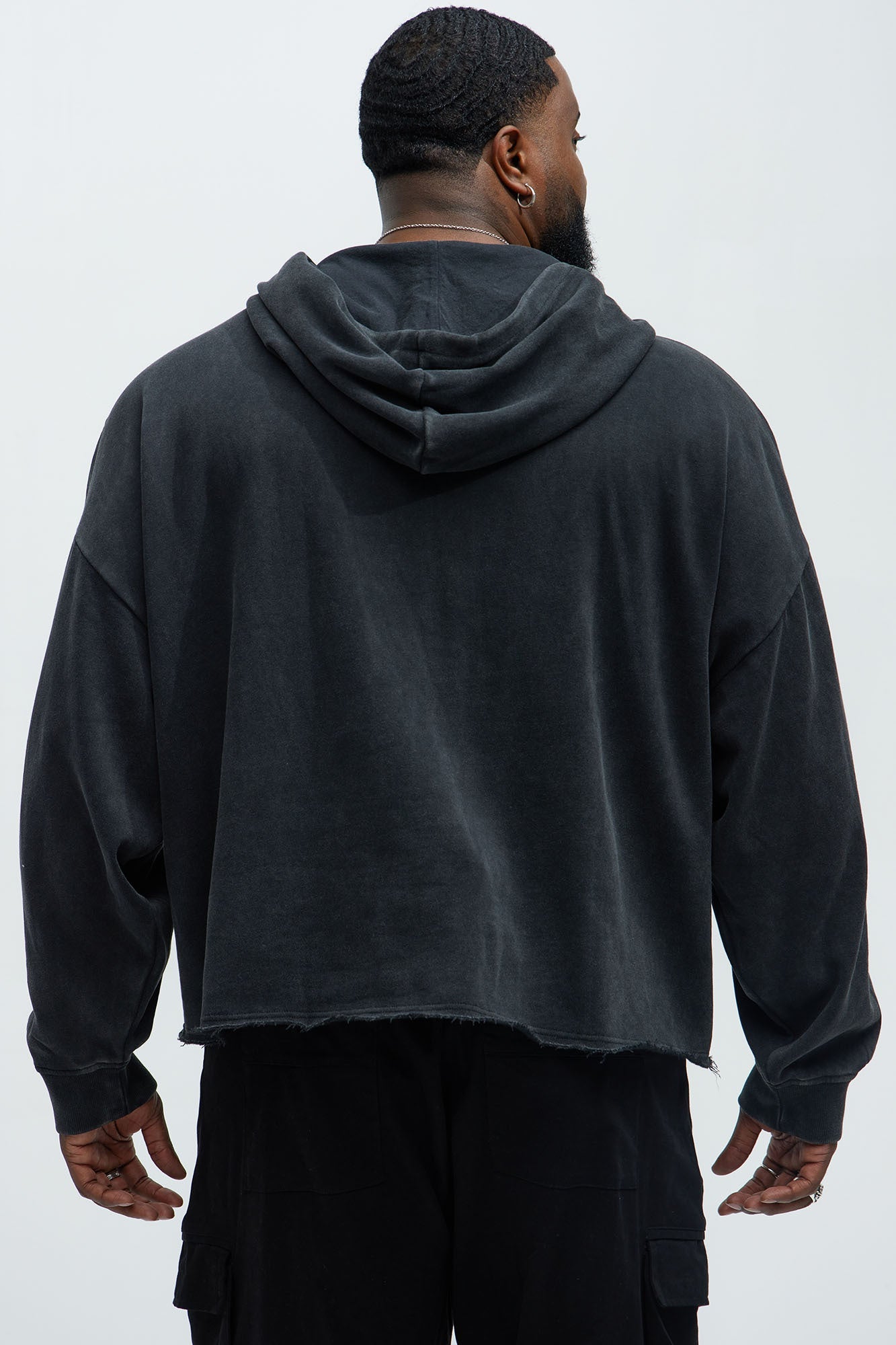 Tyson Curated Oversized Hoodie - Black Wash Fashion Nova