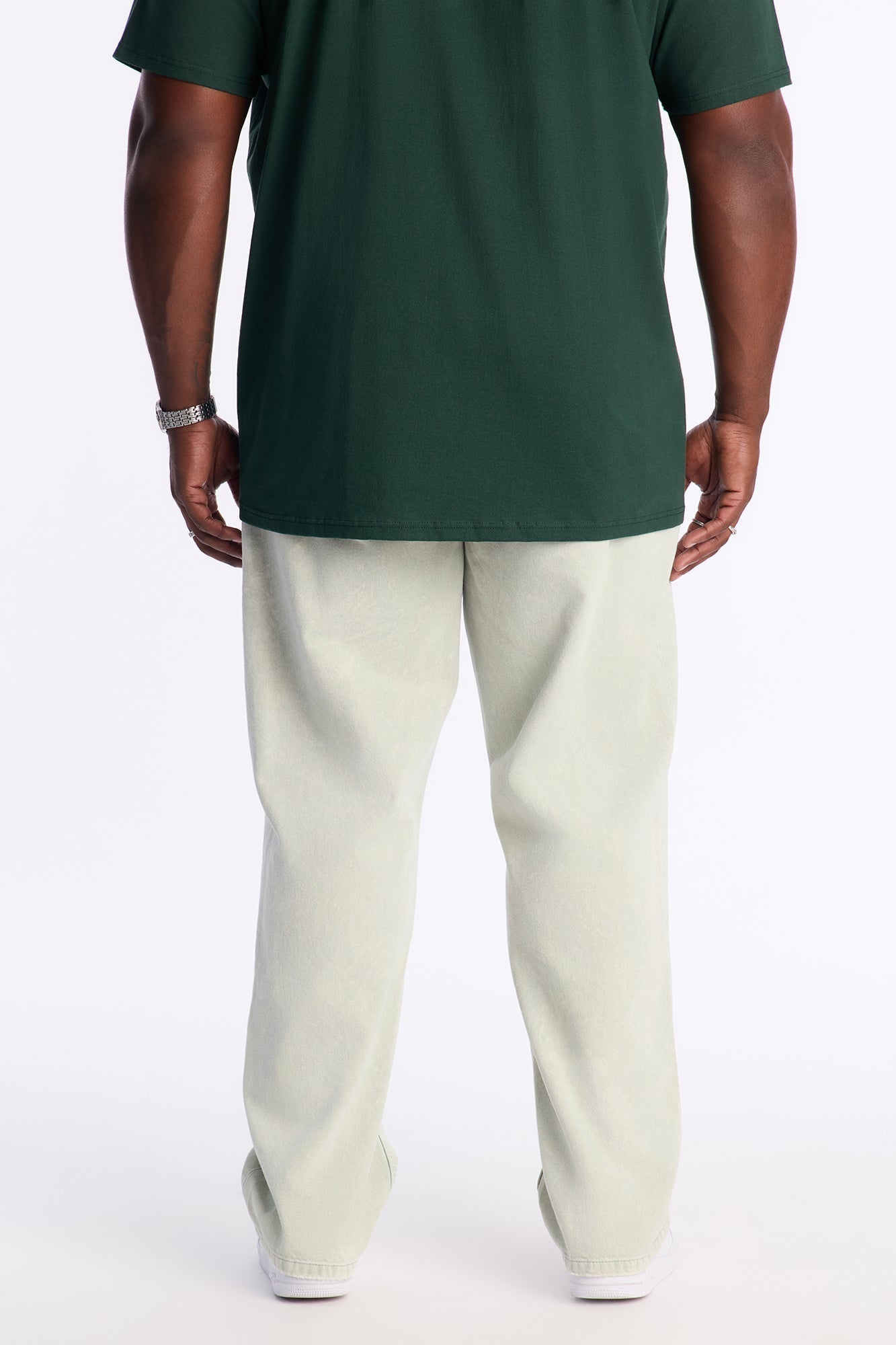 Straight Chalked Up Jean - Green Fashion Nova
