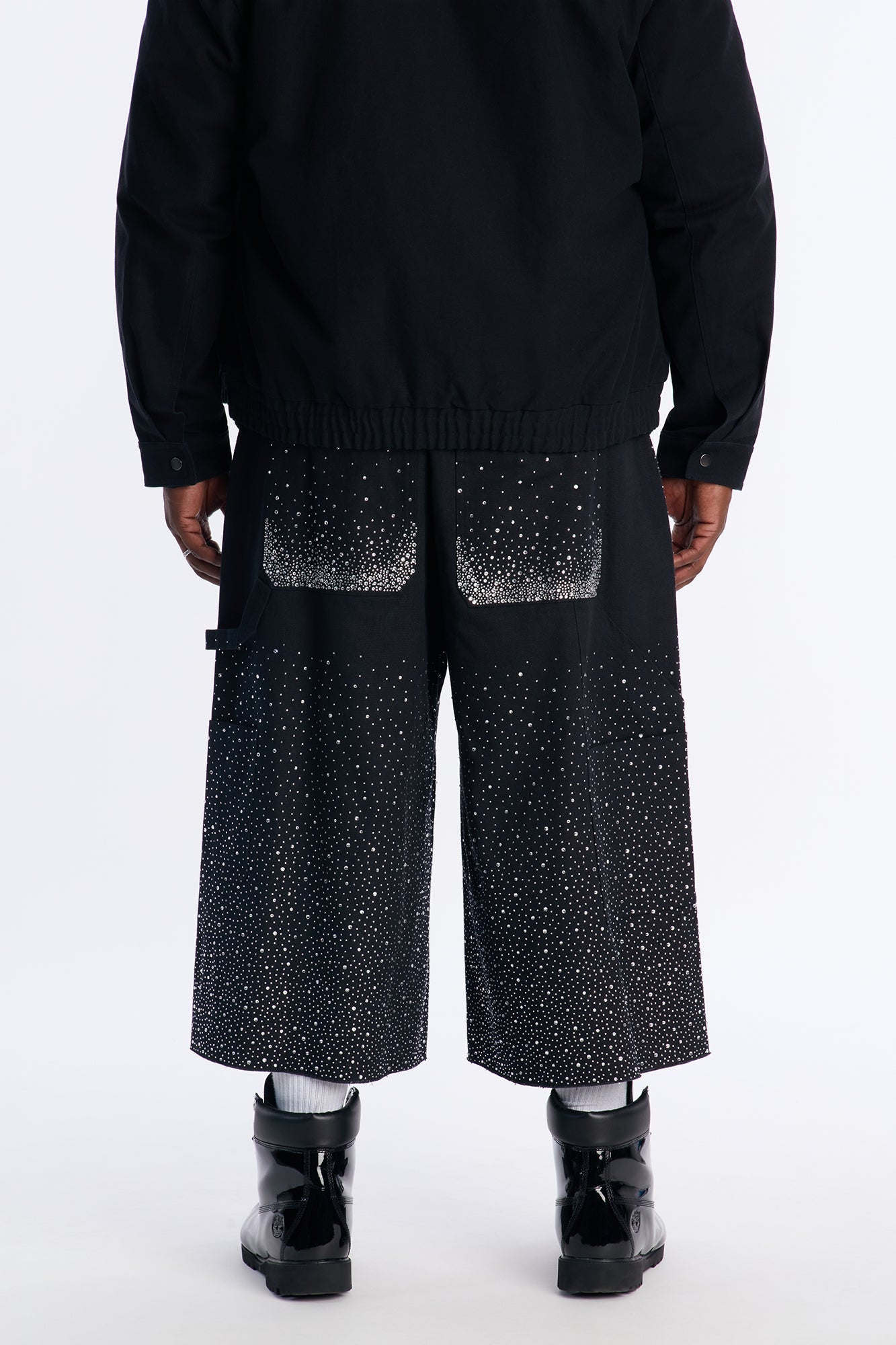Extreme Baggy Flashing Lights Short - Black Fashion Nova