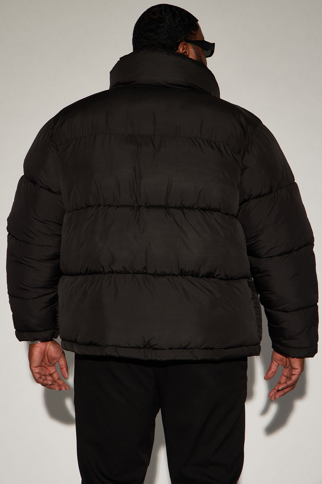 Nothing Compares Puffer Jacket - Black Fashion Nova