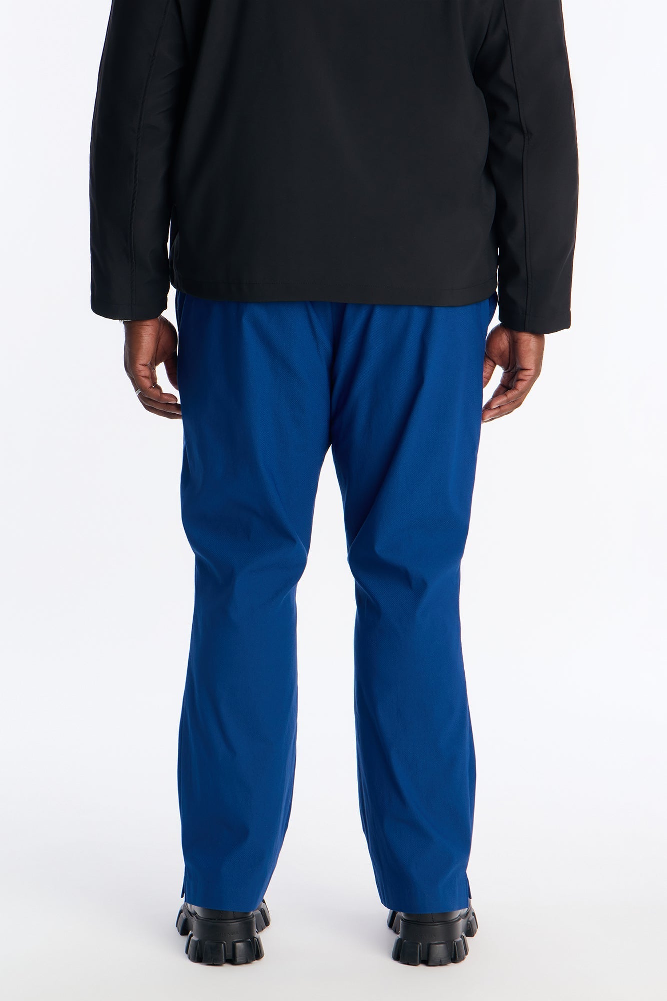 Slim Modern Gabardine Slit Flared Trouser - Navy Fashion Nova