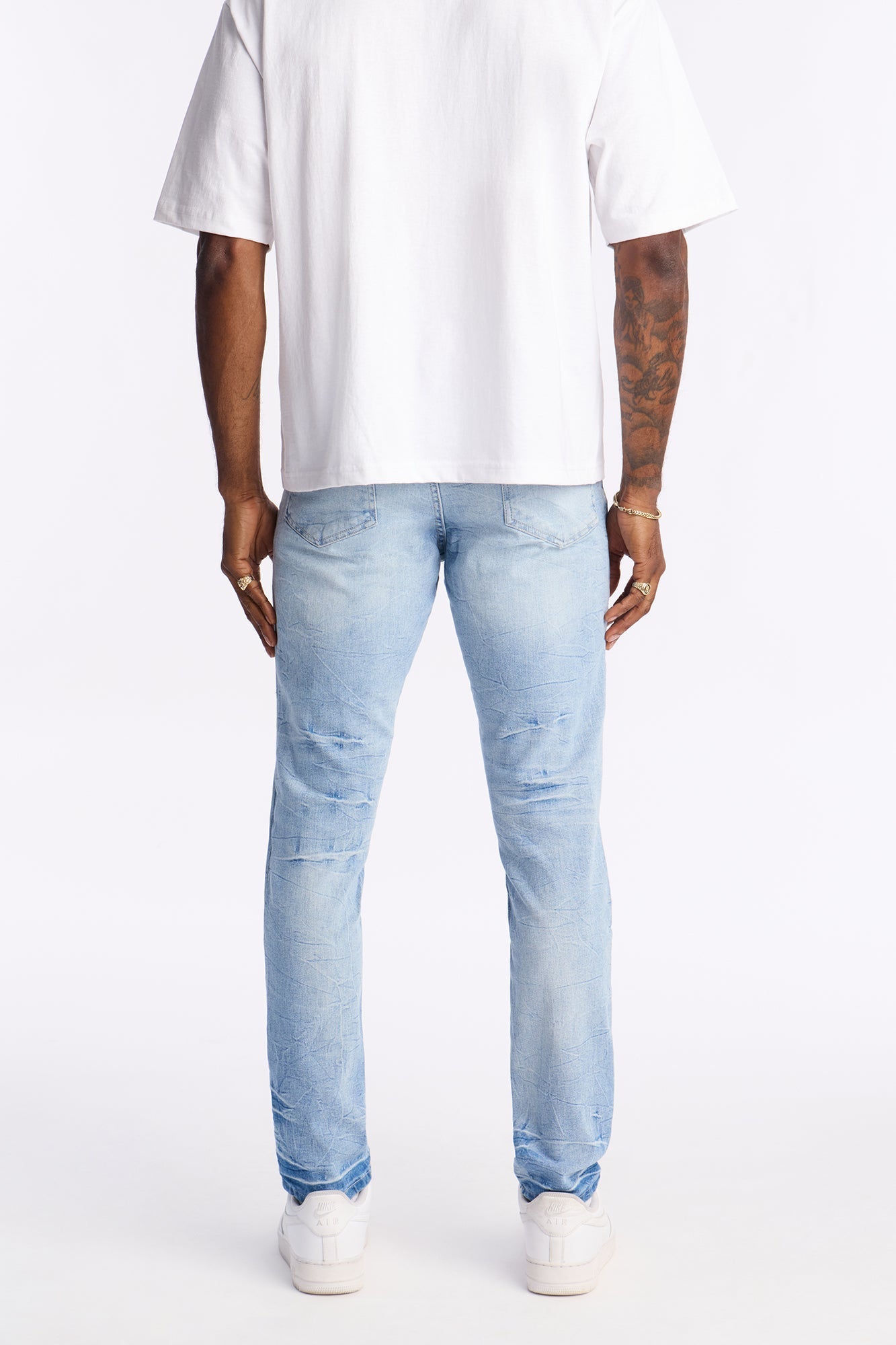 Skinny Distressed Thursday Jeans - Light Blue Wash Fashion Nova