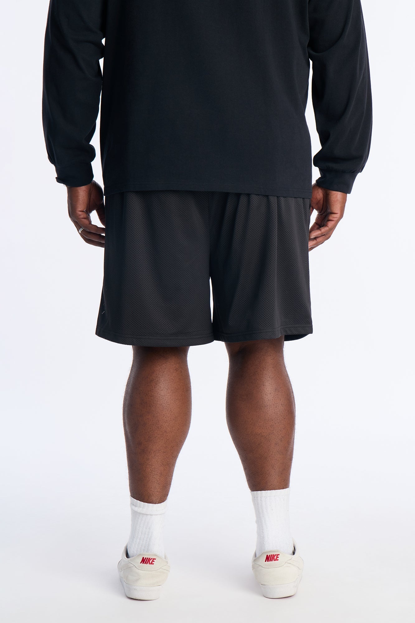 Angels Boulevard Mesh Short - Black Fashion Nova