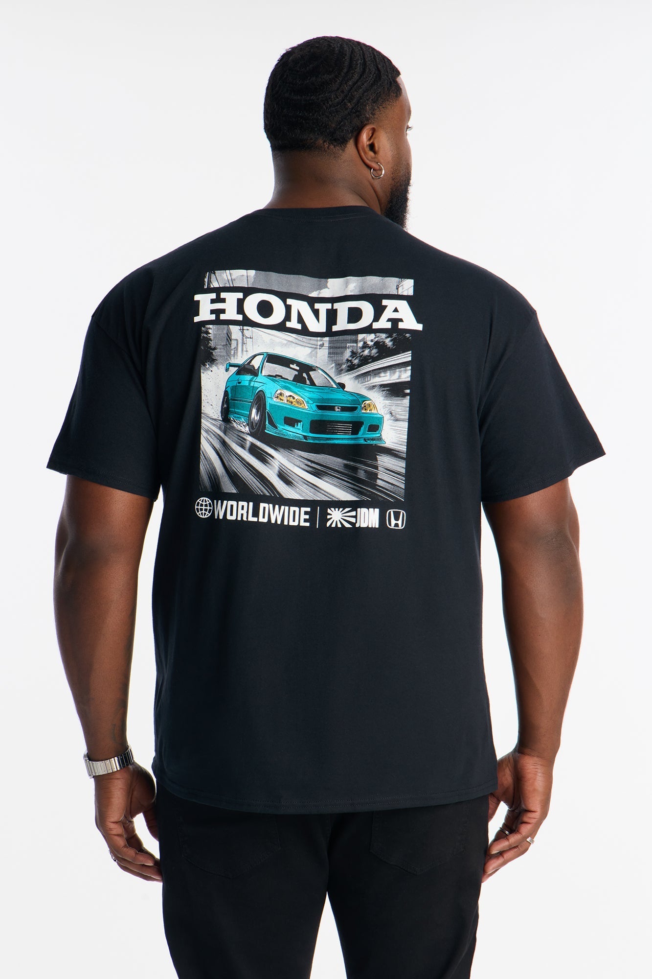 Honda Civic Short Sleeve Tee - Black Fashion Nova