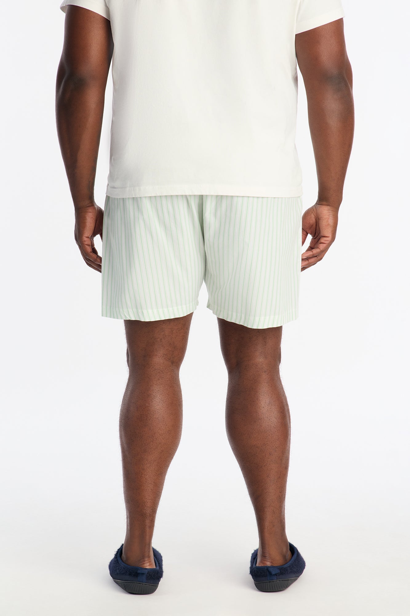 Classic Striped Cotton Boxer - Green Fashion Nova