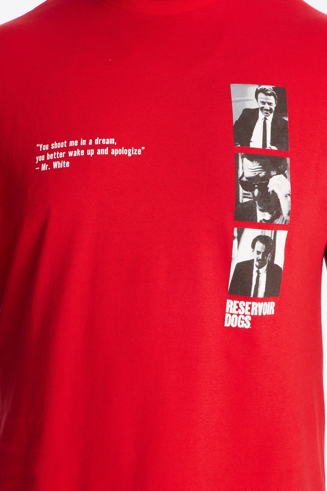 Reservoir Dogs You Shoot Me In A Dream Short Sleeve Tee - Red Fashion Nova