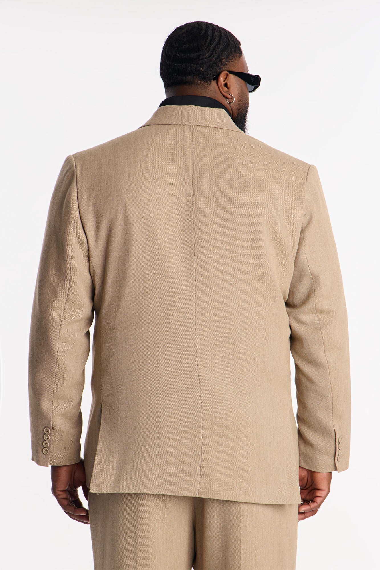 Relaxed Double Breasted Galaxy Blazer - Taupe Fashion Nova