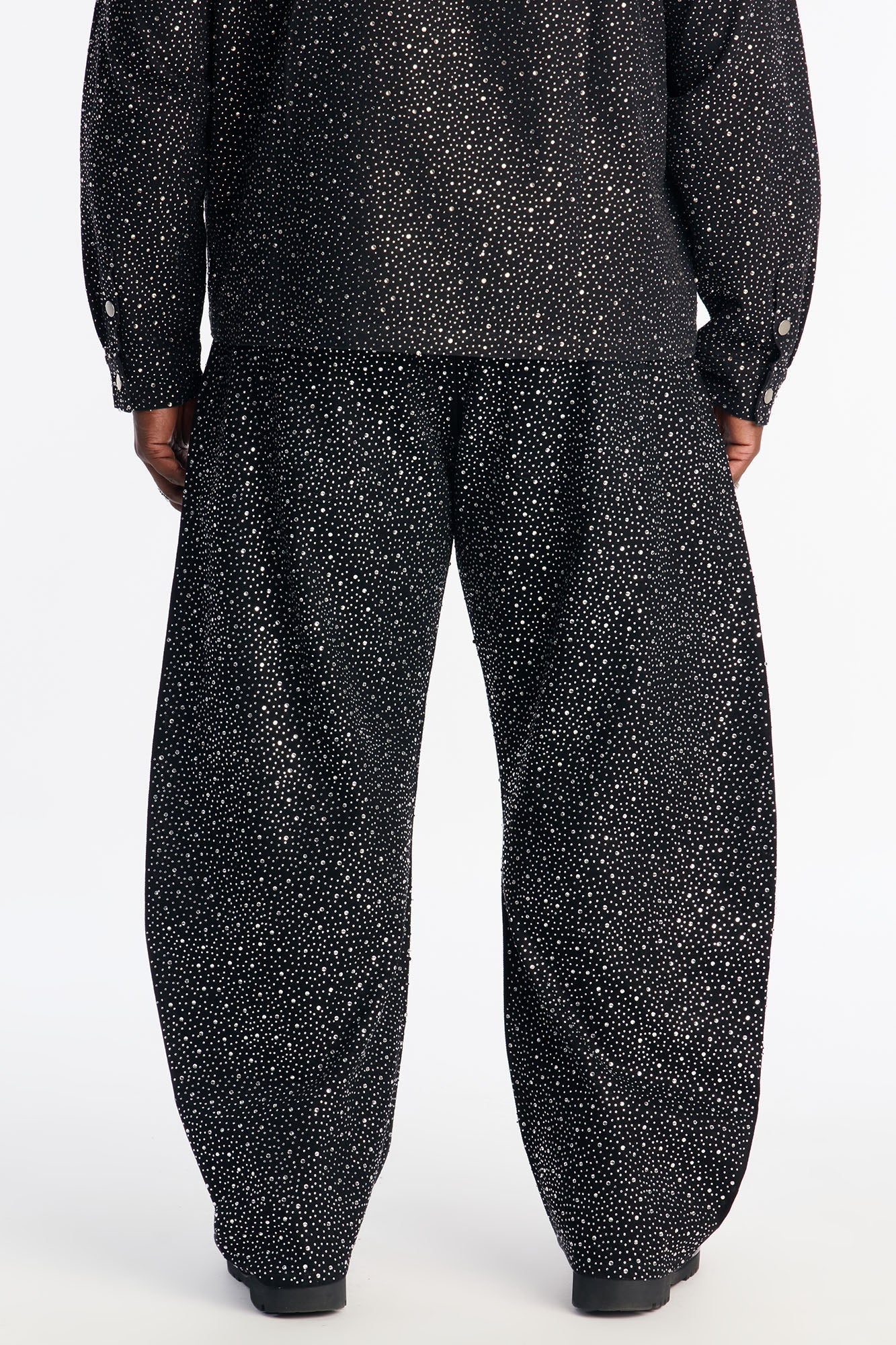 Barrel Iced Obsidian Jean - Black Fashion Nova