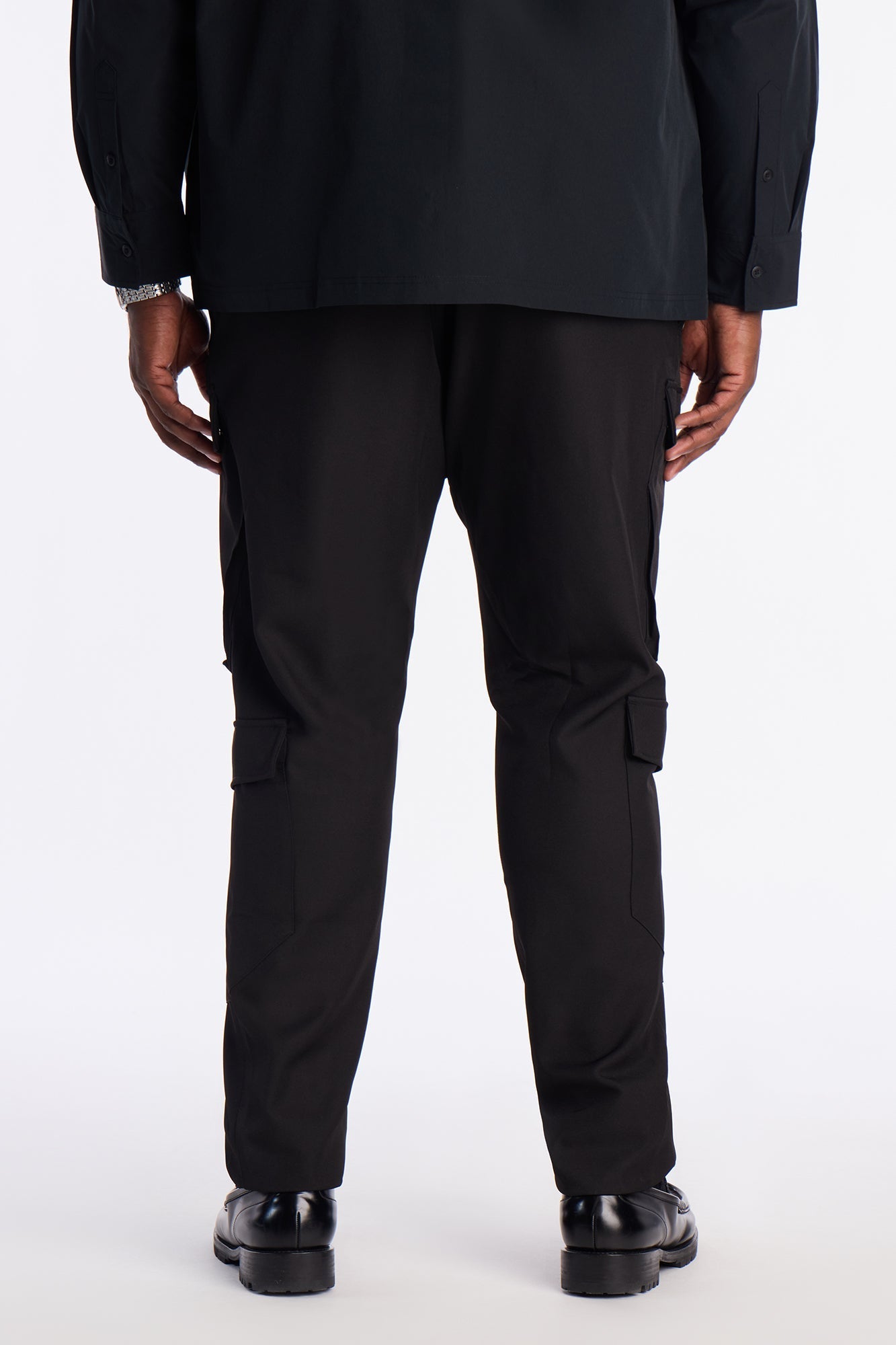 Skinny Stacked Sentinel Multi Pocket Pant - Black Fashion Nova