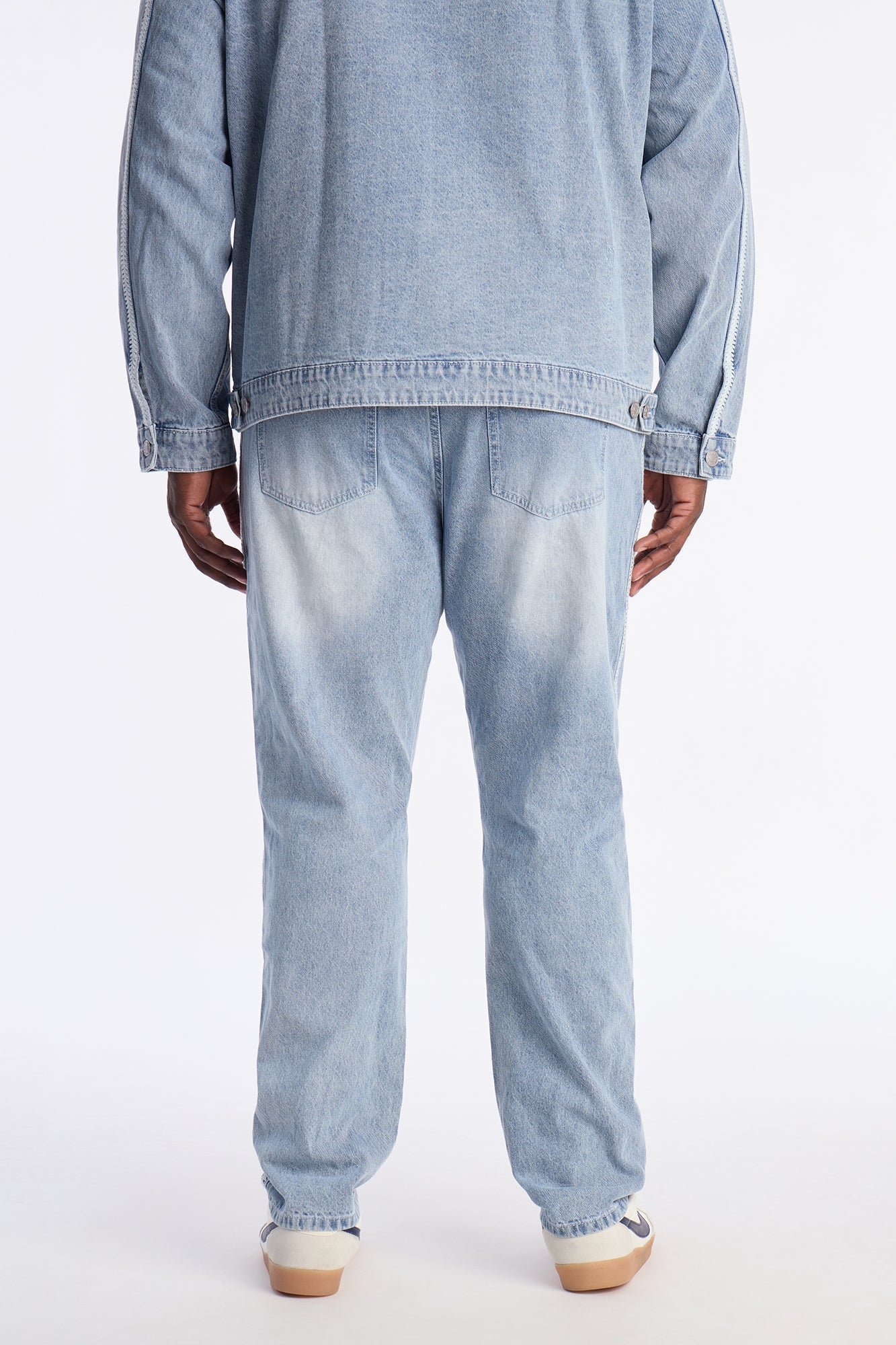 Slim Crochet Jean - Light Blue Wash Fashion Nova