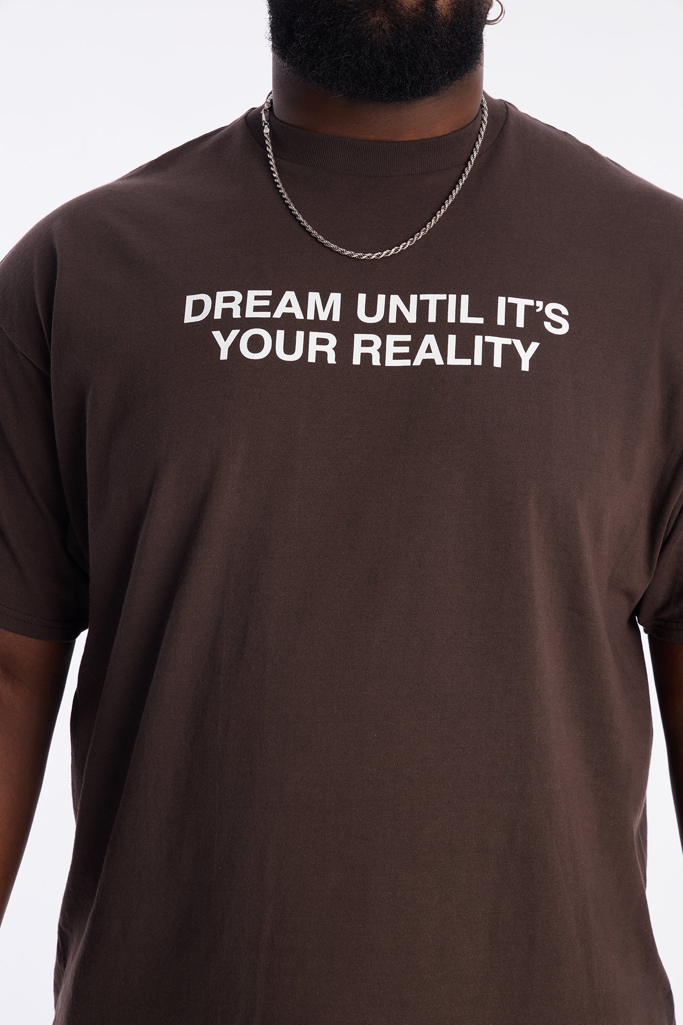 Dream Until Its Your Reality Short Sleeve Tee - Brown Fashion Nova