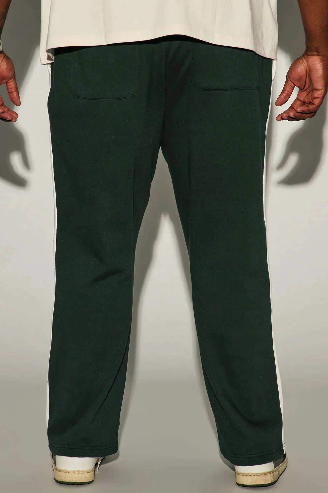 Desmond Straight Sweatpants - Green/combo Fashion Nova