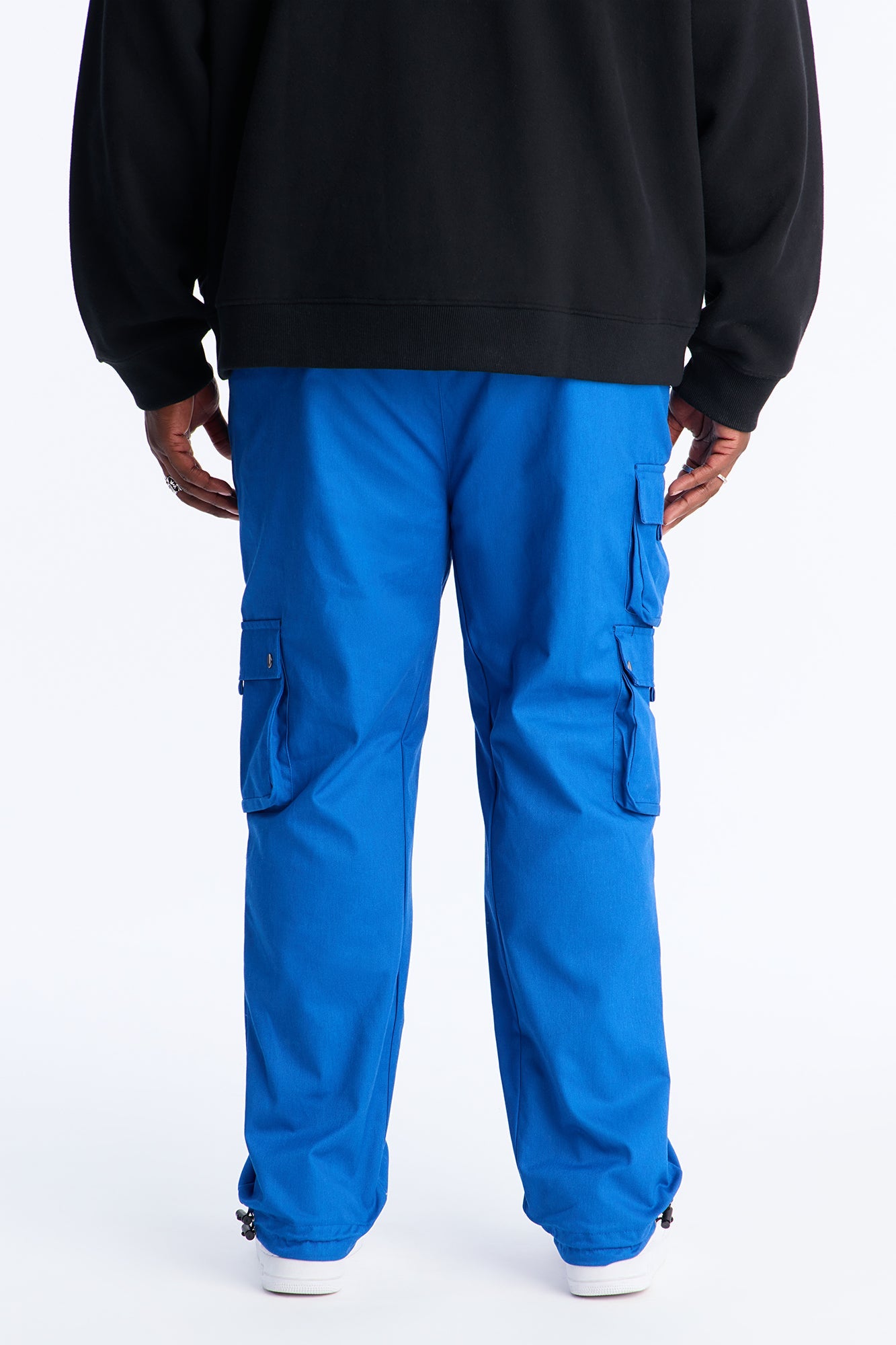 Roaming Twill Cargo Pants - Blue Fashion Nova
