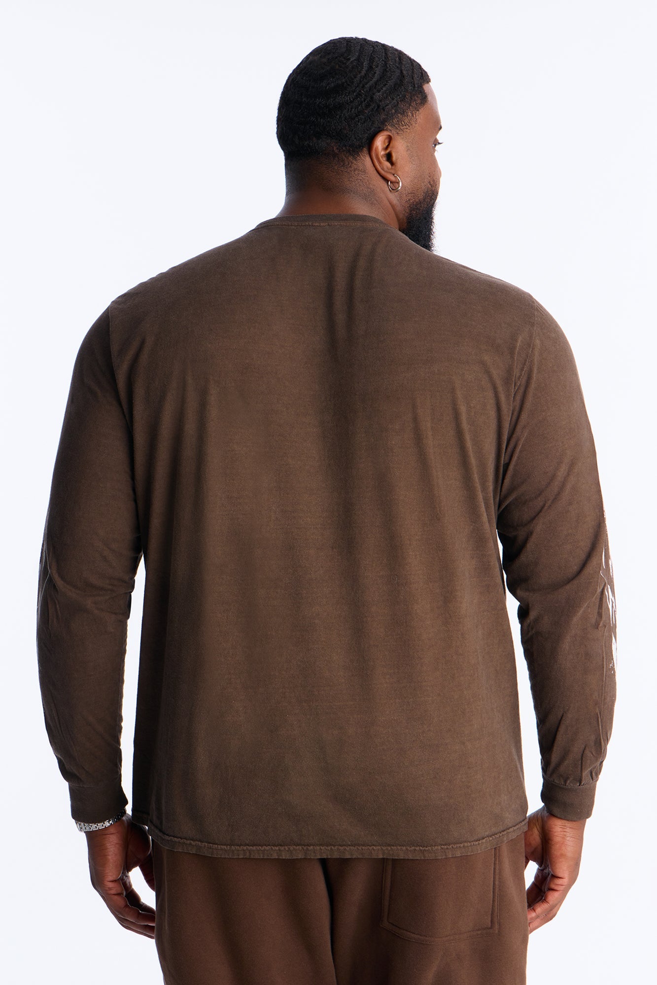 Lonestar Long Sleeve Tee - Chocolate Fashion Nova