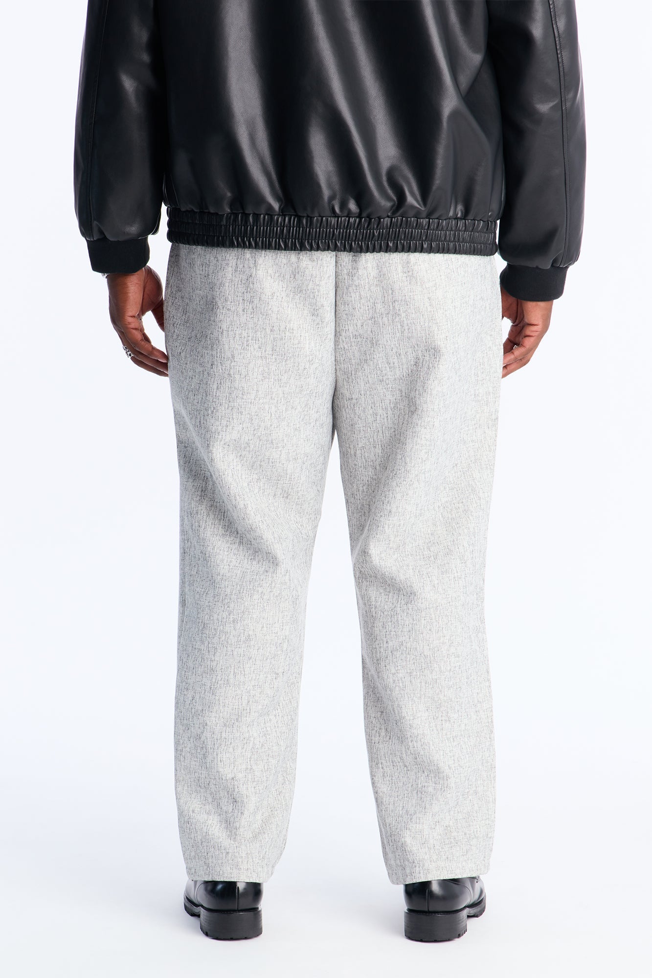 Straight Bleeker Pleated Trouser - Cream Fashion Nova