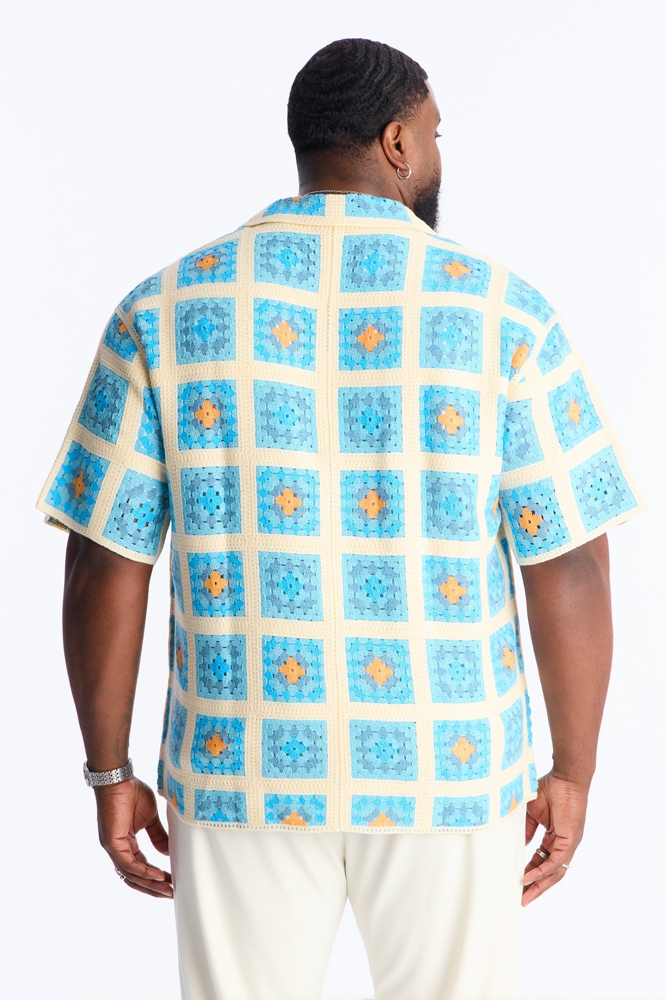 Nolan Textured Shirt - Blue Fashion Nova