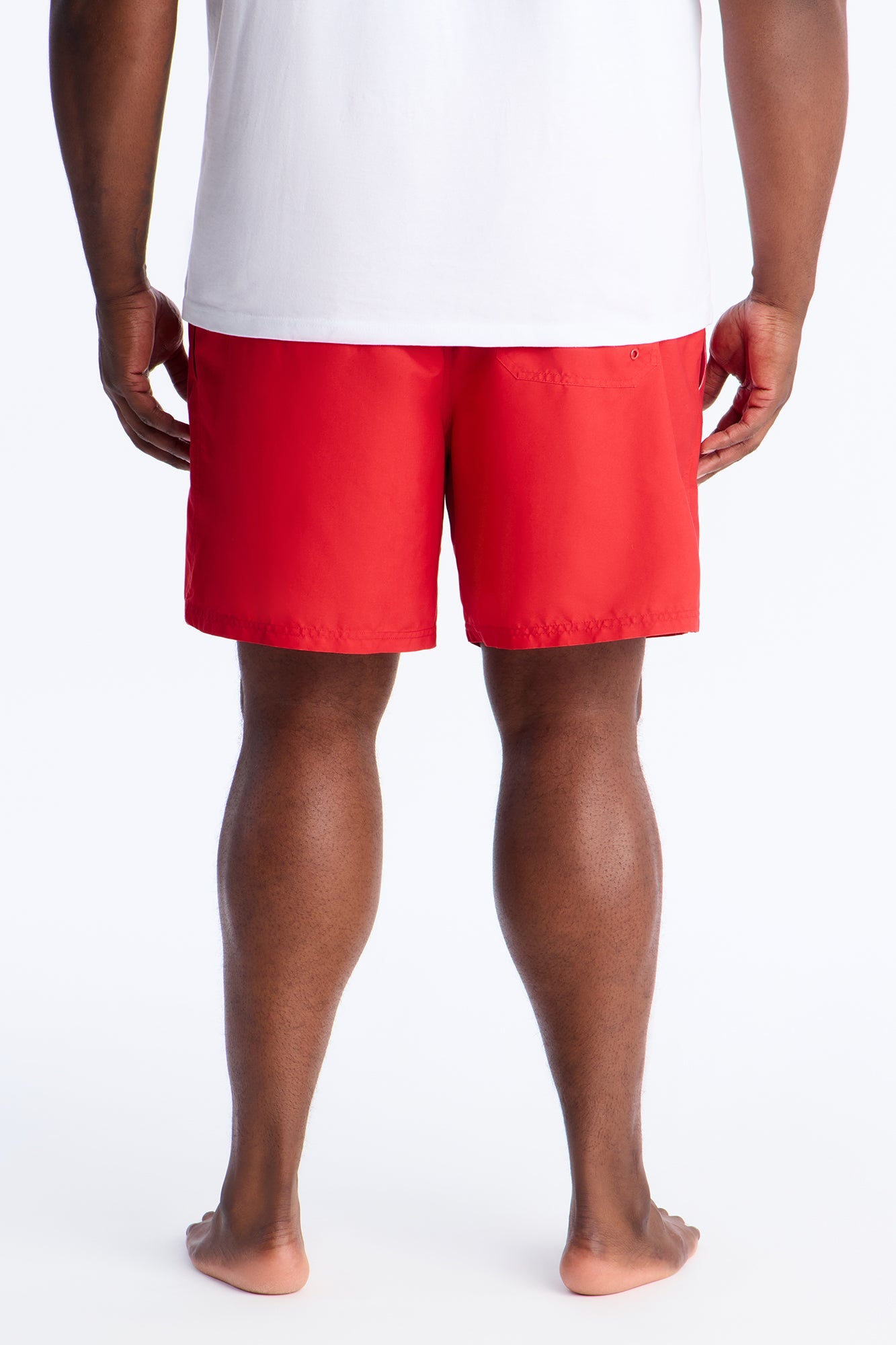 Victory Swim Trunk 7″ - Red Fashion Nova