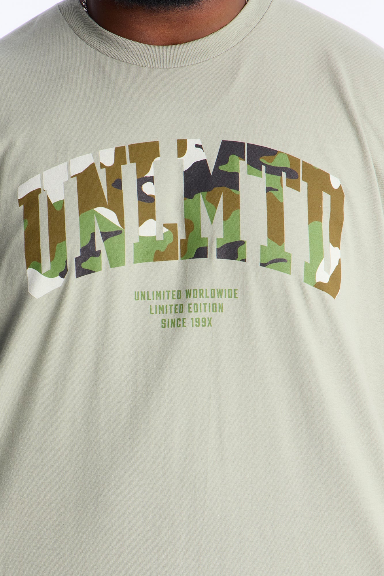 Unlimited Camo Short Sleeve Tee - Sage Fashion Nova