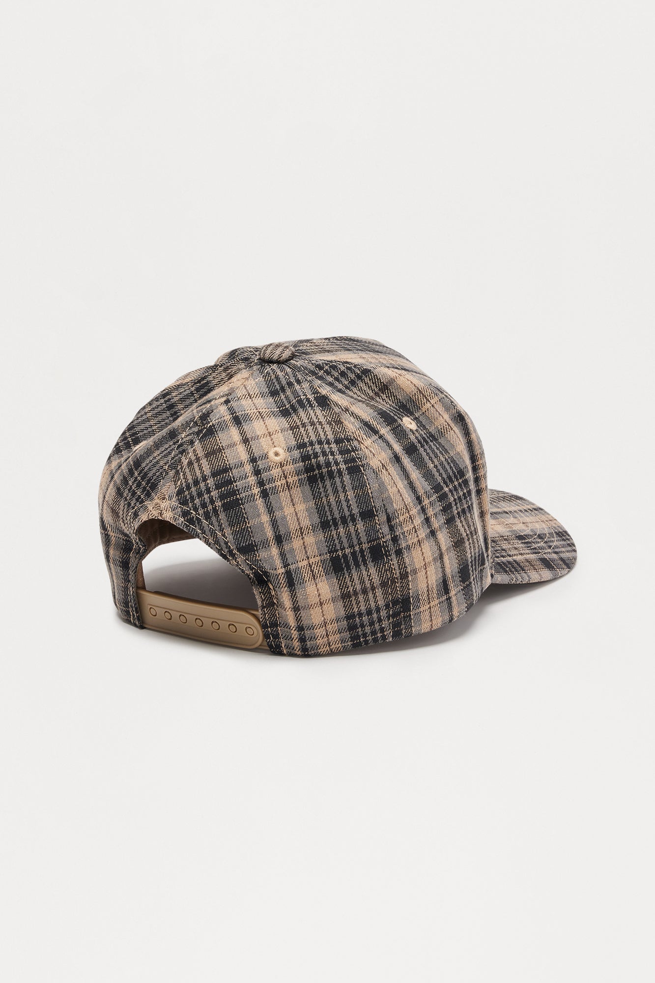 Need Money Structured Flannel Snapback Hat - Tan Fashion Nova