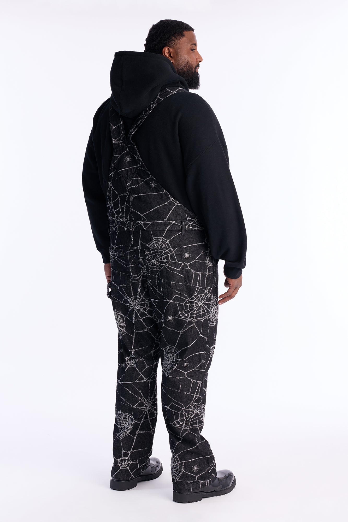 Widow Stitch Jacquard Overall - Black Fashion Nova