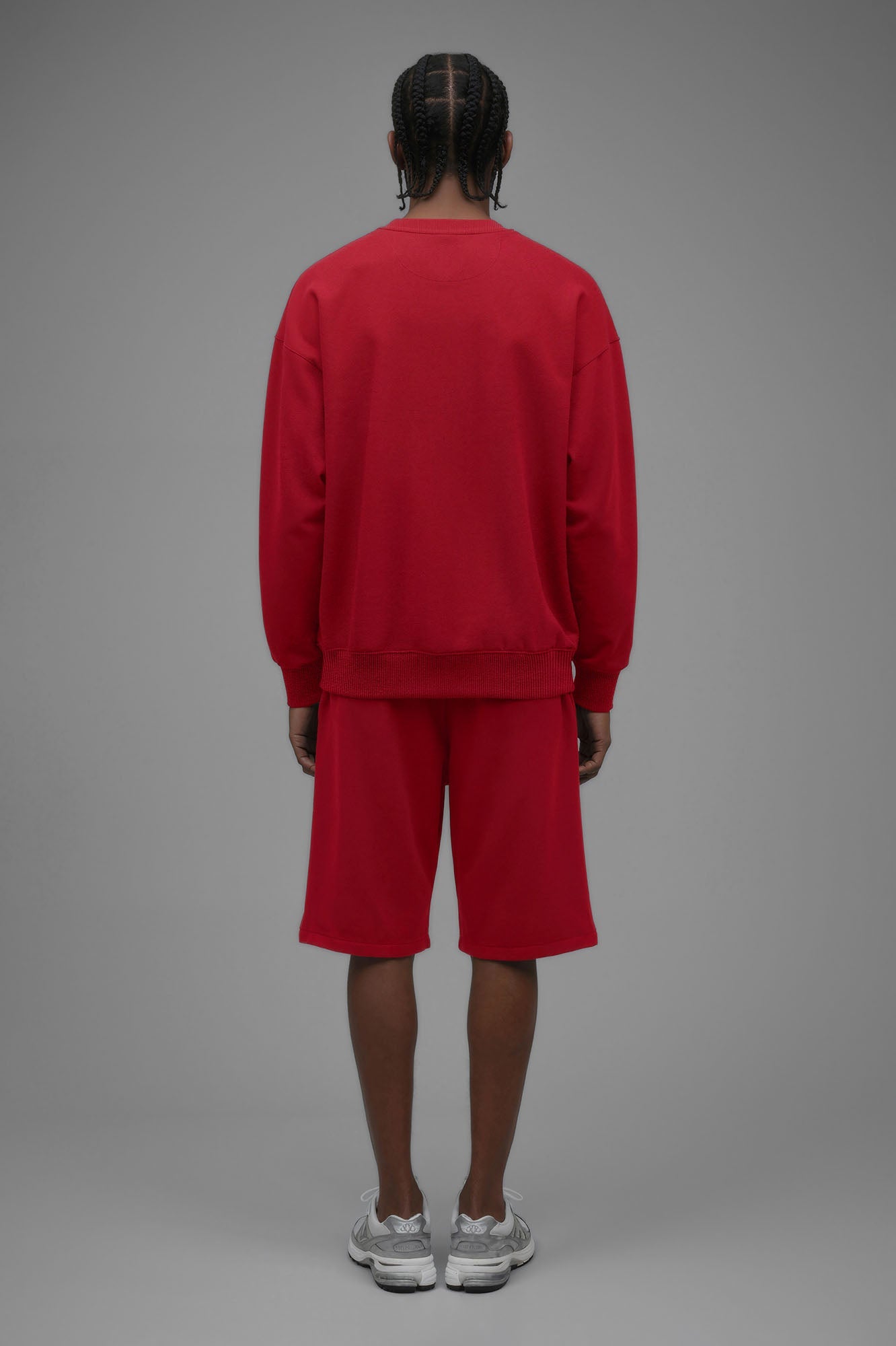410 Oversized Crewneck - Red Fashion Nova