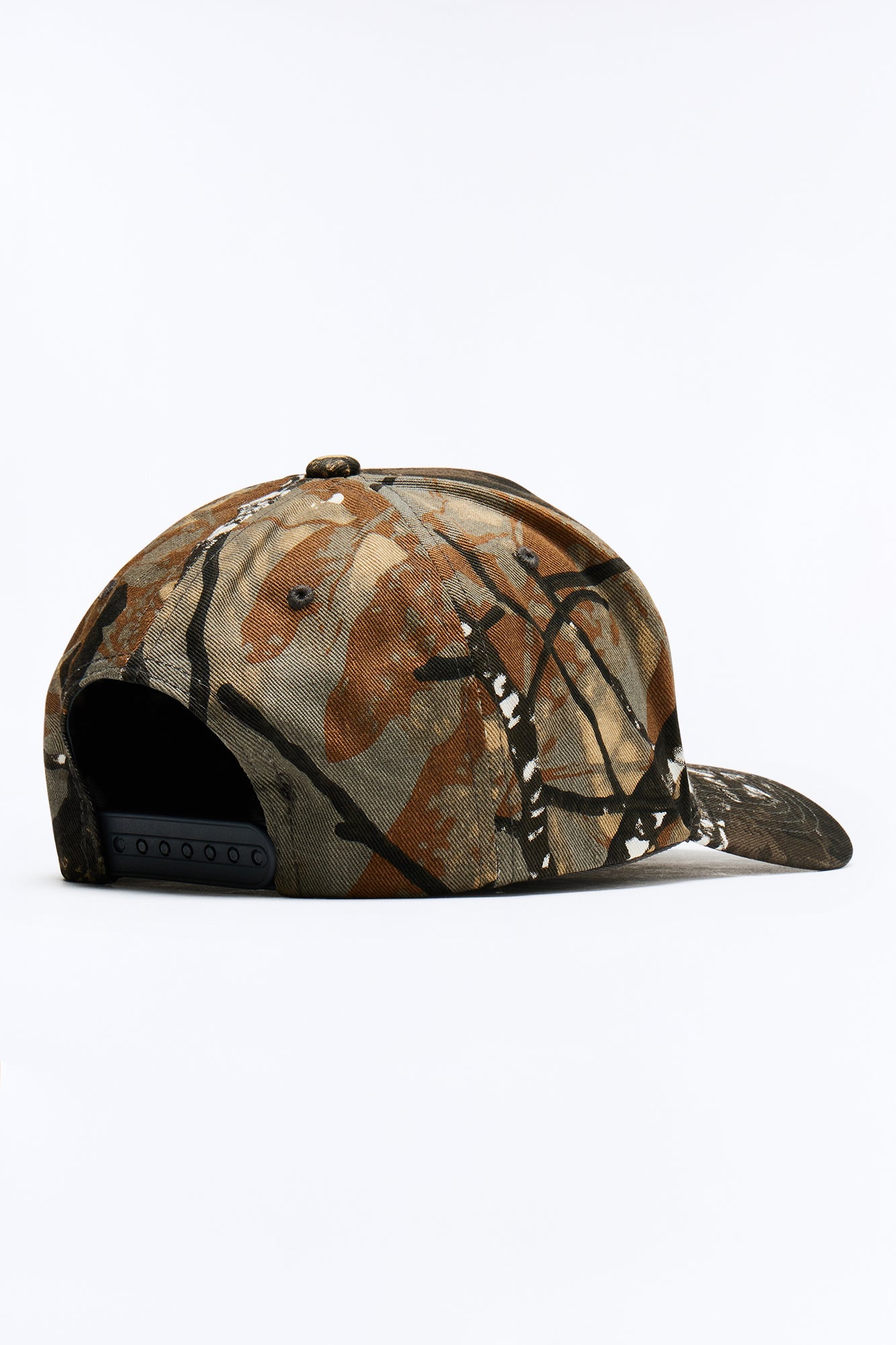 Varsity Patch Structured Snapback Hat - Camouflage Fashion Nova