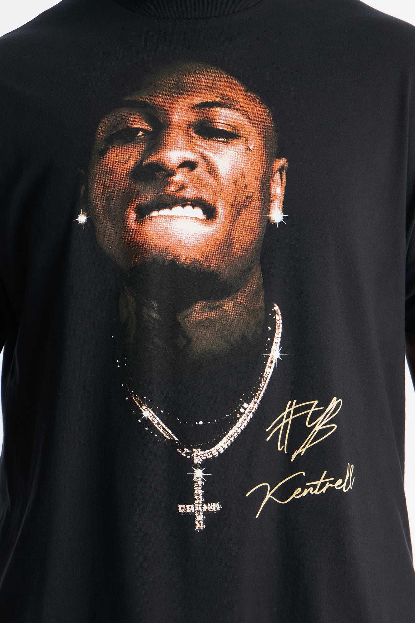 YoungBoy NBA Icey Short Sleeve Tee - Black Fashion Nova