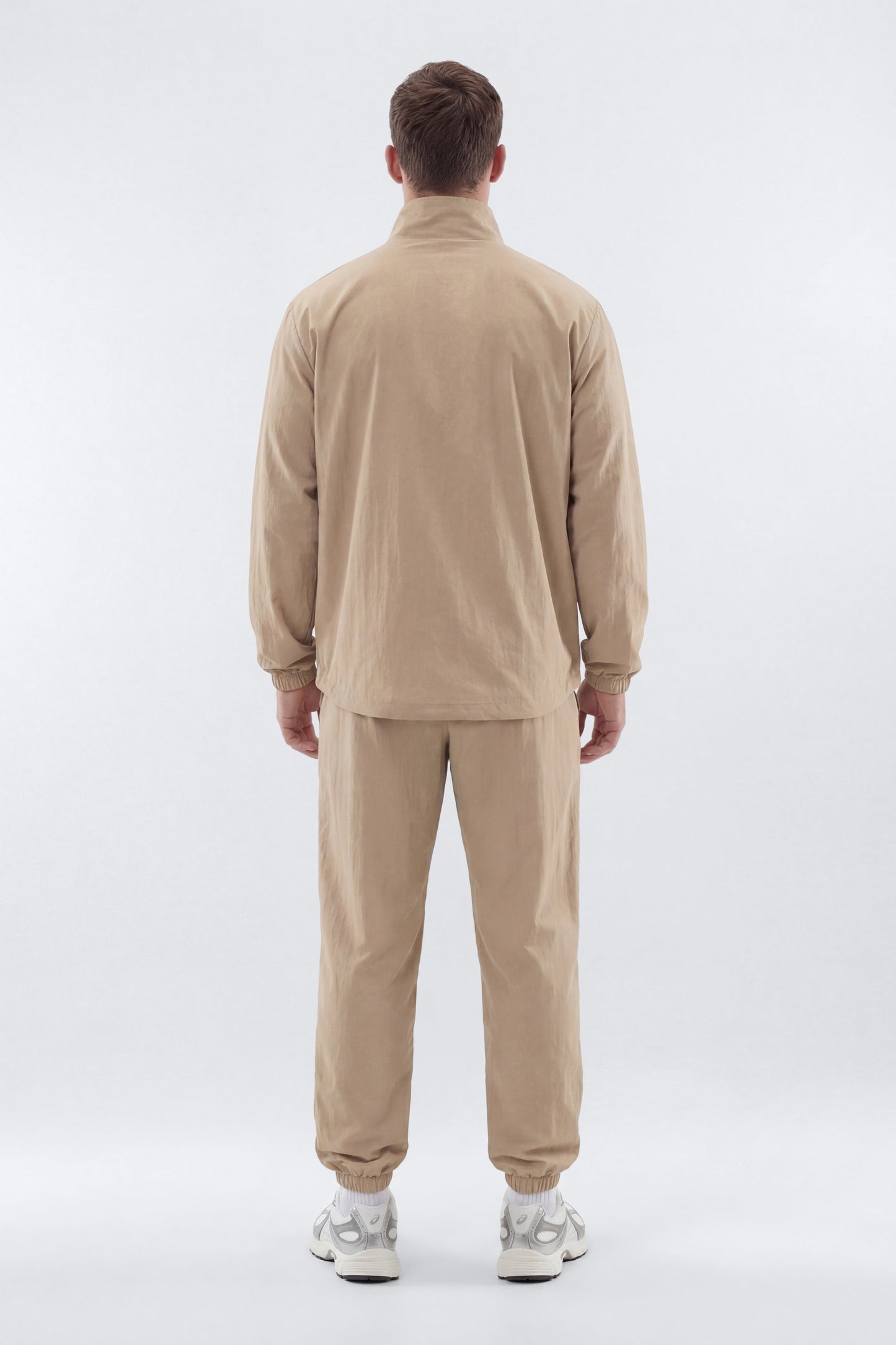 CoreNylon Half Zip Jacket - Taupe Fashion Nova