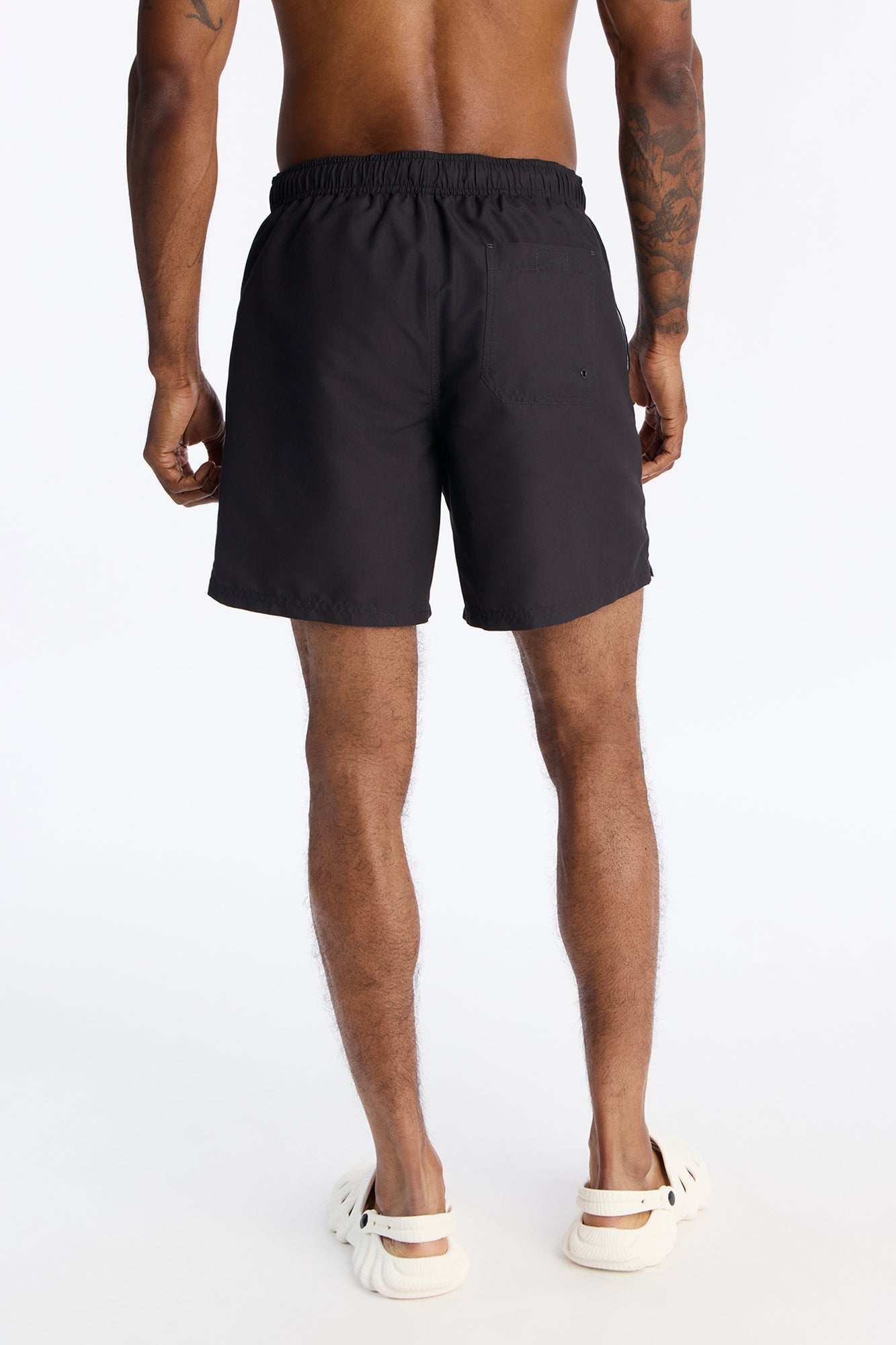 Victory Swim Trunk 7″ - Black/Blue Fashion Nova