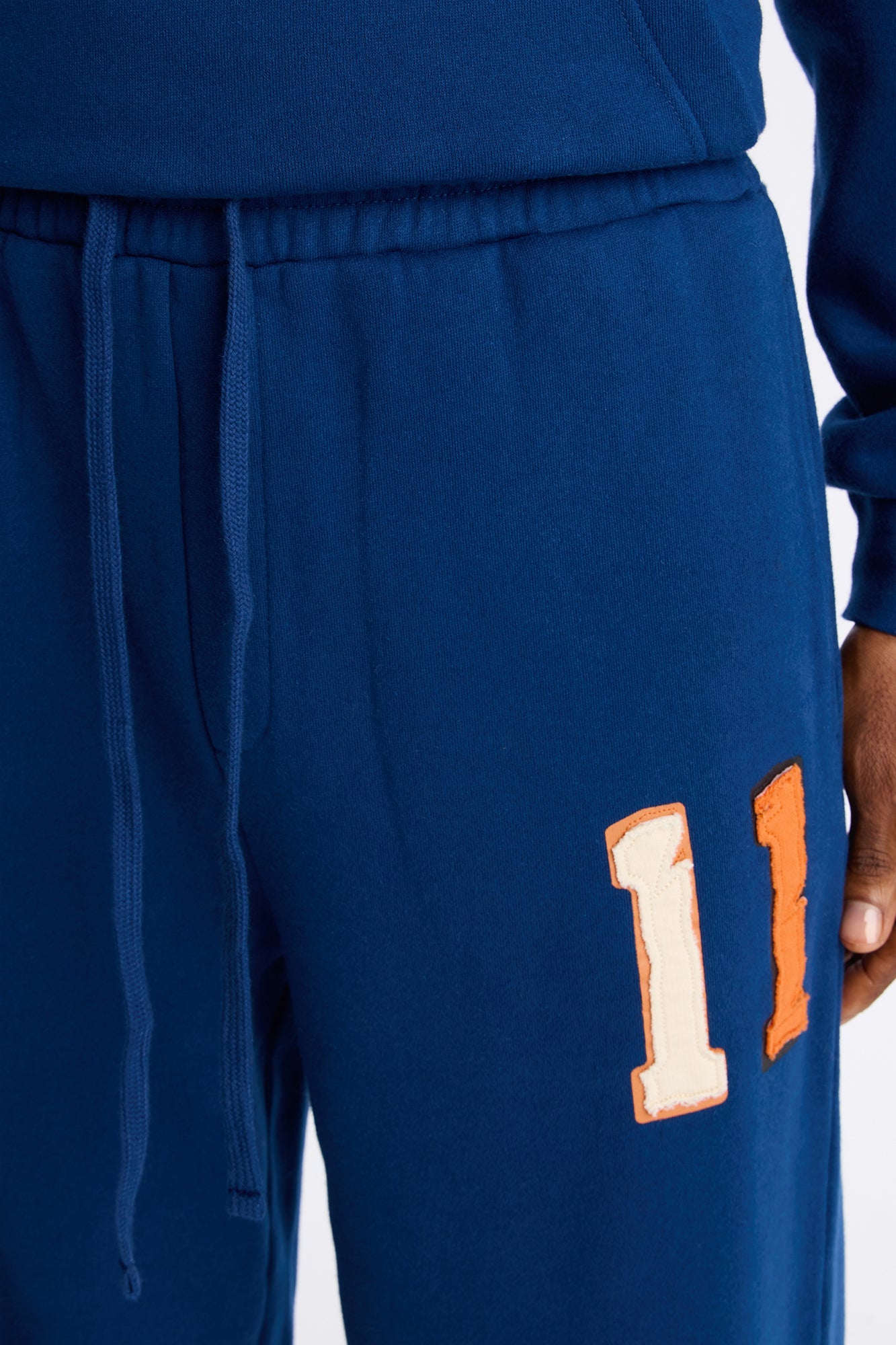 Broadway Patch Sweatpants - Navy Fashion Nova