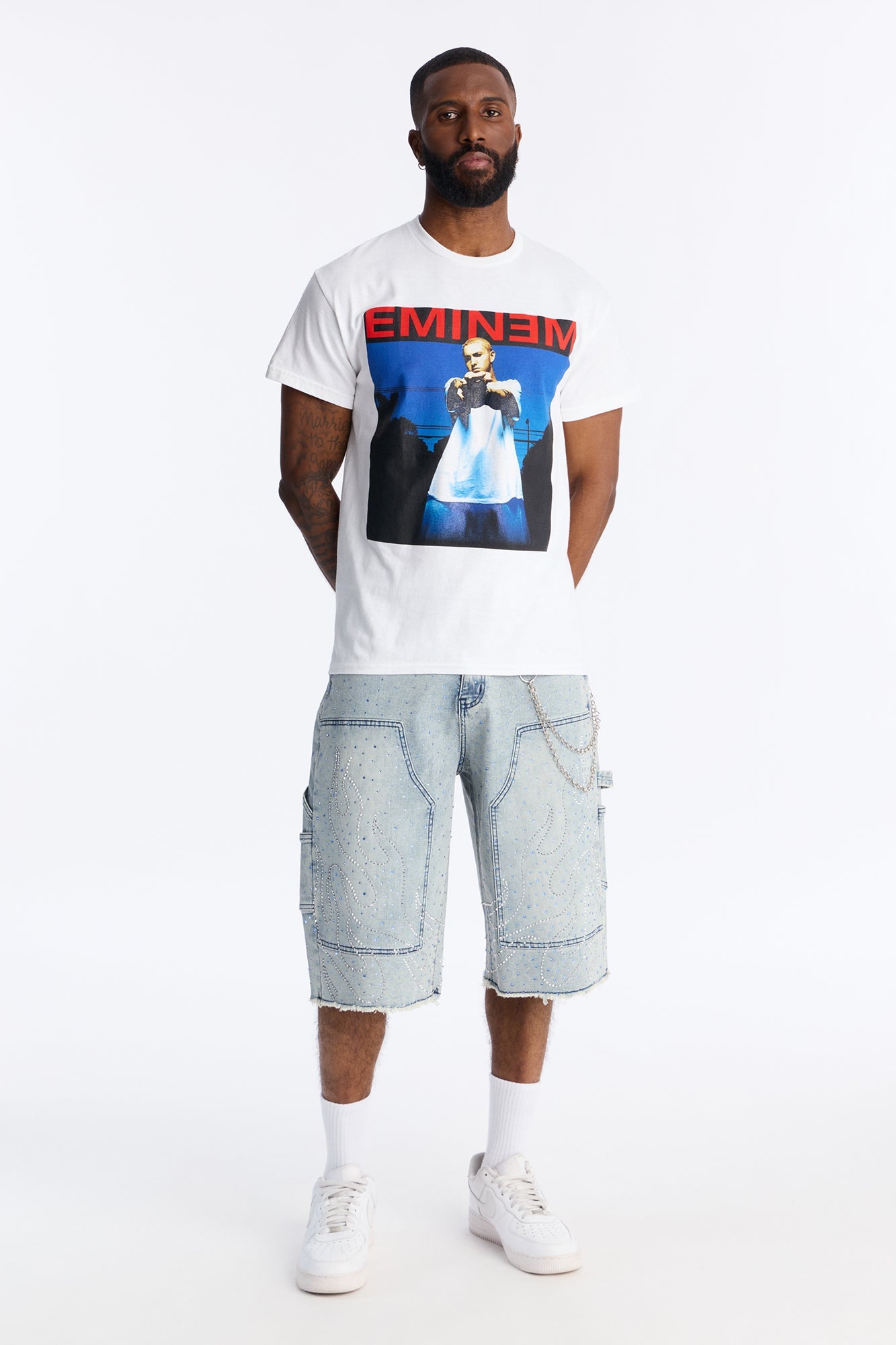 Eminem The Real Slim Shady Short Sleeve Tee - White Fashion Nova