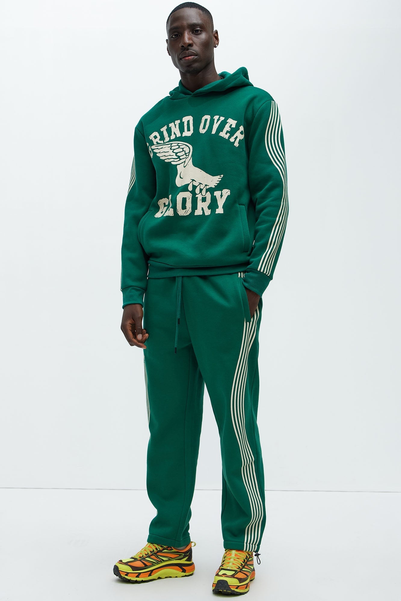 Grind Over Glory Sweatpants - Green Fashion Nova