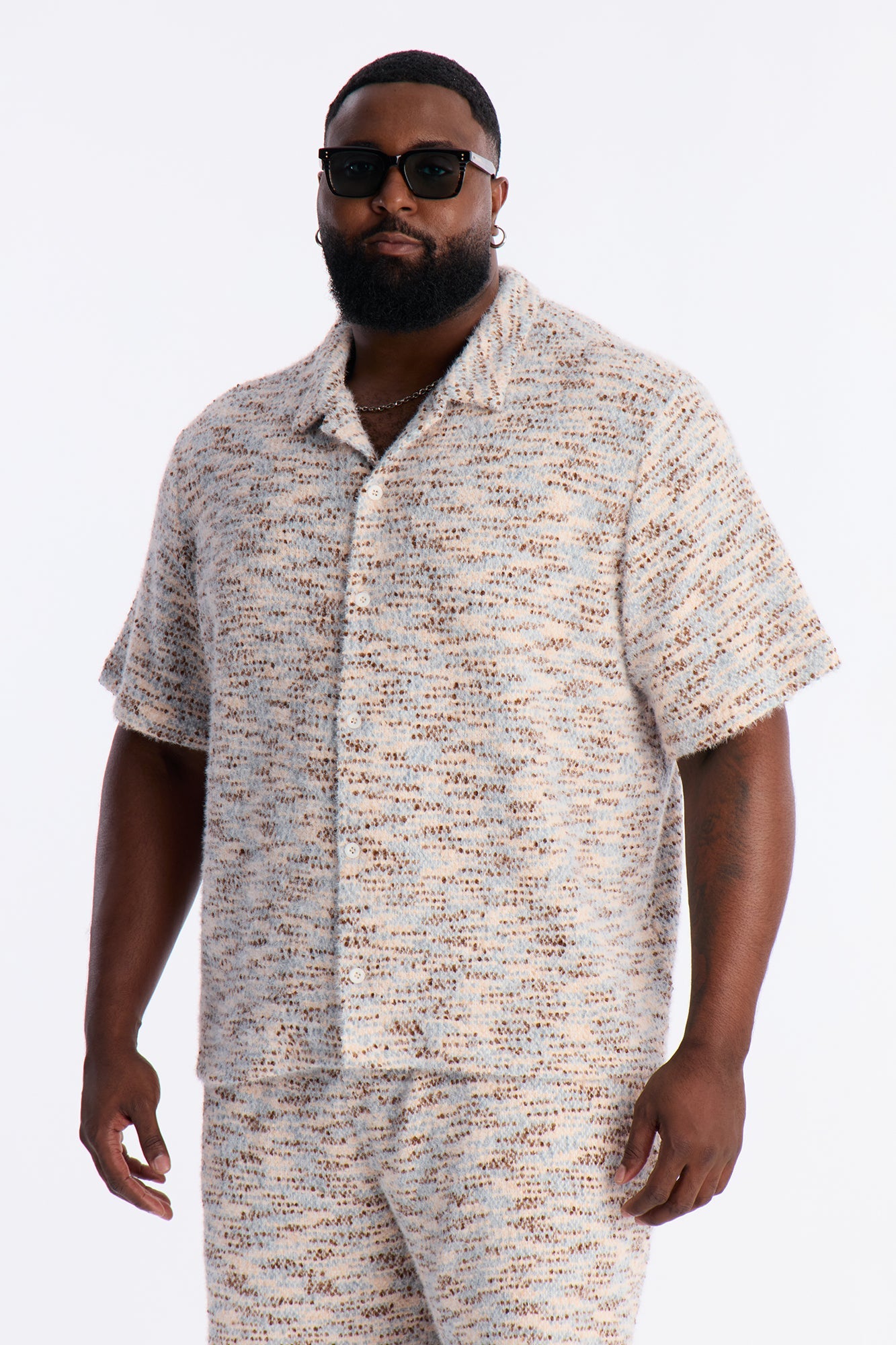 Montecito Textured Button Up Shirt - Pink Fashion Nova