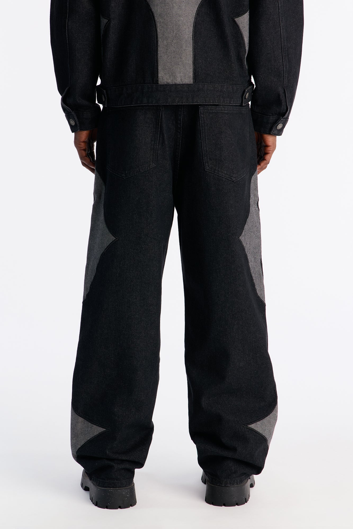 Baggy Crescent Jean - Black Fashion Nova